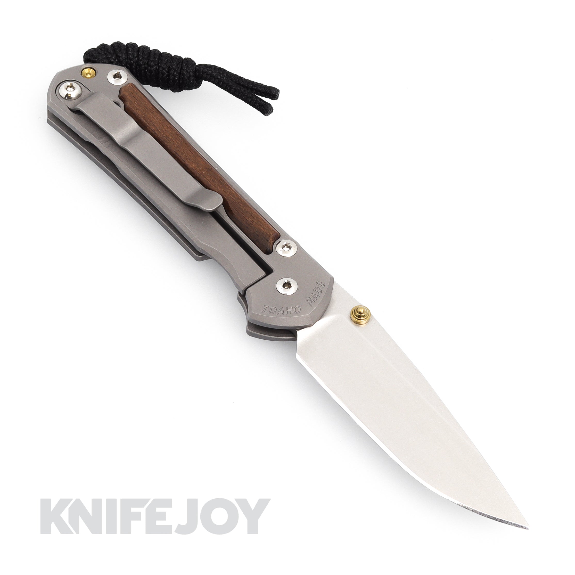 Chris Reeve Small Sebenza 31 Folding Knife - Magnacut Drop Point Blade with Double Gold Lug & Macassar Ebony Inlay | EDC, Outdoor Survival, Camping & Tactical Gear