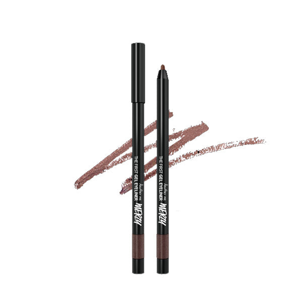 MERZY The First Gel Eyeliner - Waterproof & Smudge-Proof Long Lasting Eyeliner for Precise Lines | Perfect for Everyday Makeup, Party Looks & Professional Makeup Artists