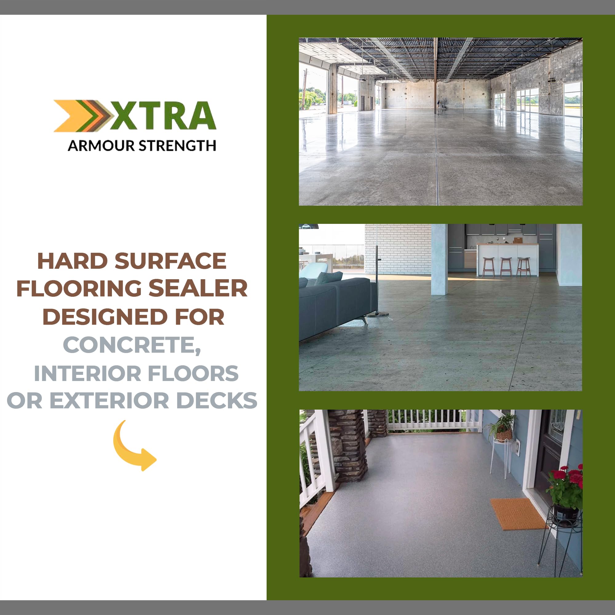 CoverShield U140 Gloss Hard Surface Flooring Sealer - Professional Grade 2-Part Kit (1 Gallon) - Stain & Wear Resistant Protective Coating for Wood, Concrete & Tile Floors - Ideal for High-Traffic Areas, Garages & Commercial Spaces