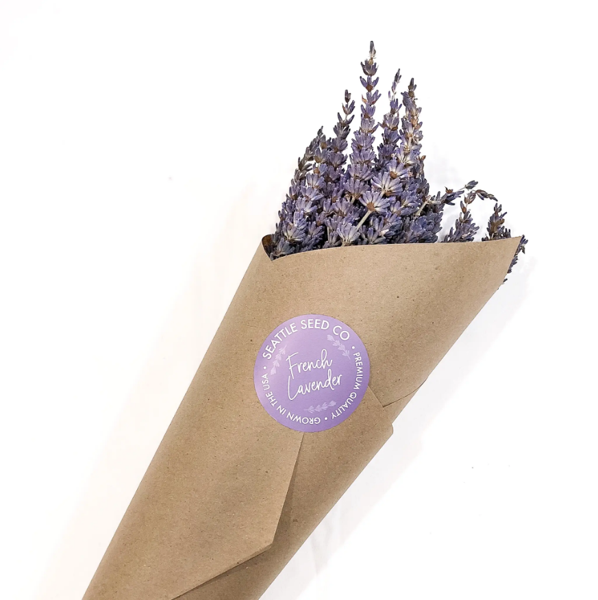 Premium Dried Lavender Bouquet for Home Decor, Aromatherapy & DIY Crafts - Natural Relaxing Scent for Bedroom, Bath & Wedding Decorations