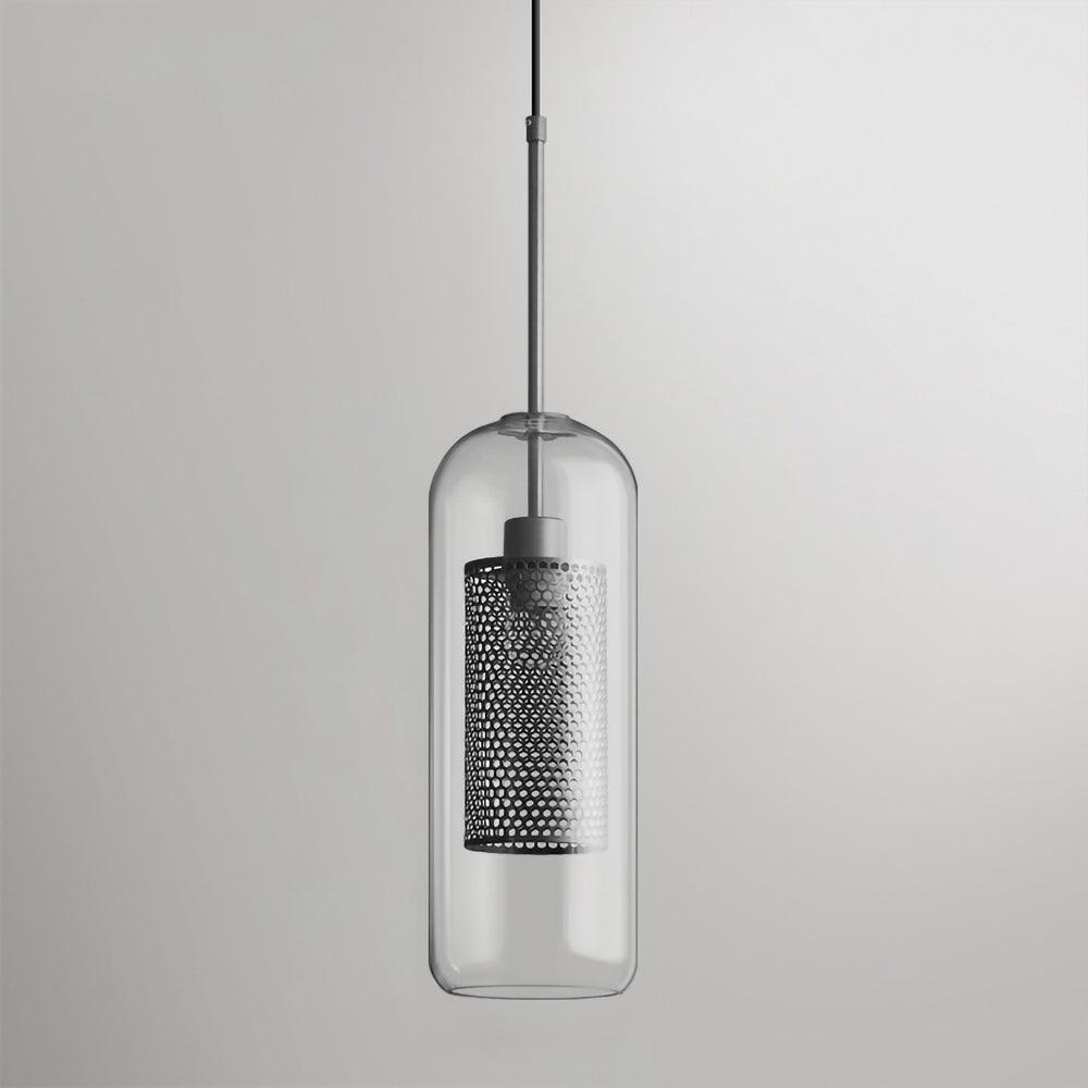 Chiswick Glass Pendant Light - Modern Hanging Ceiling Lamp for Kitchen Island, Dining Room & Bedroom Lighting