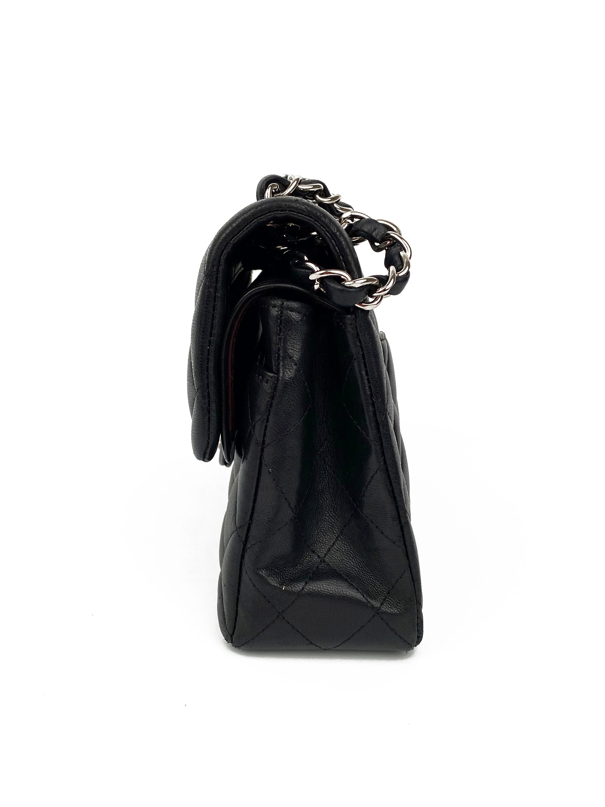 Chanel Small Black Lambskin Classic Flap Bag - Luxury Designer Handbag for Women | Perfect for Evening Events, Date Nights & Special Occasions