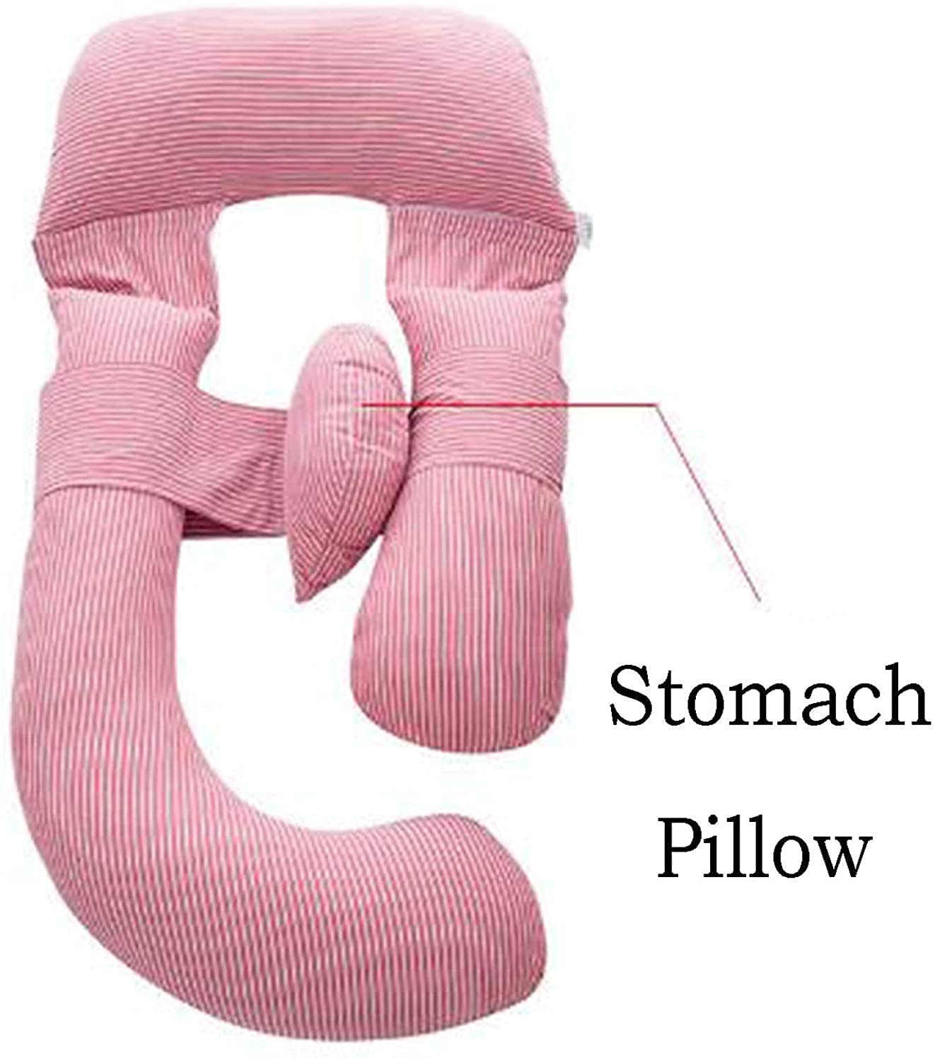 **U-Shaped Pregnancy Pillow for Sleeping - Full Body Maternity Pillow for Pregnant Women, Side Sleepers & Back Support - Perfect for Comfort During Pregnancy & Postpartum Recovery**