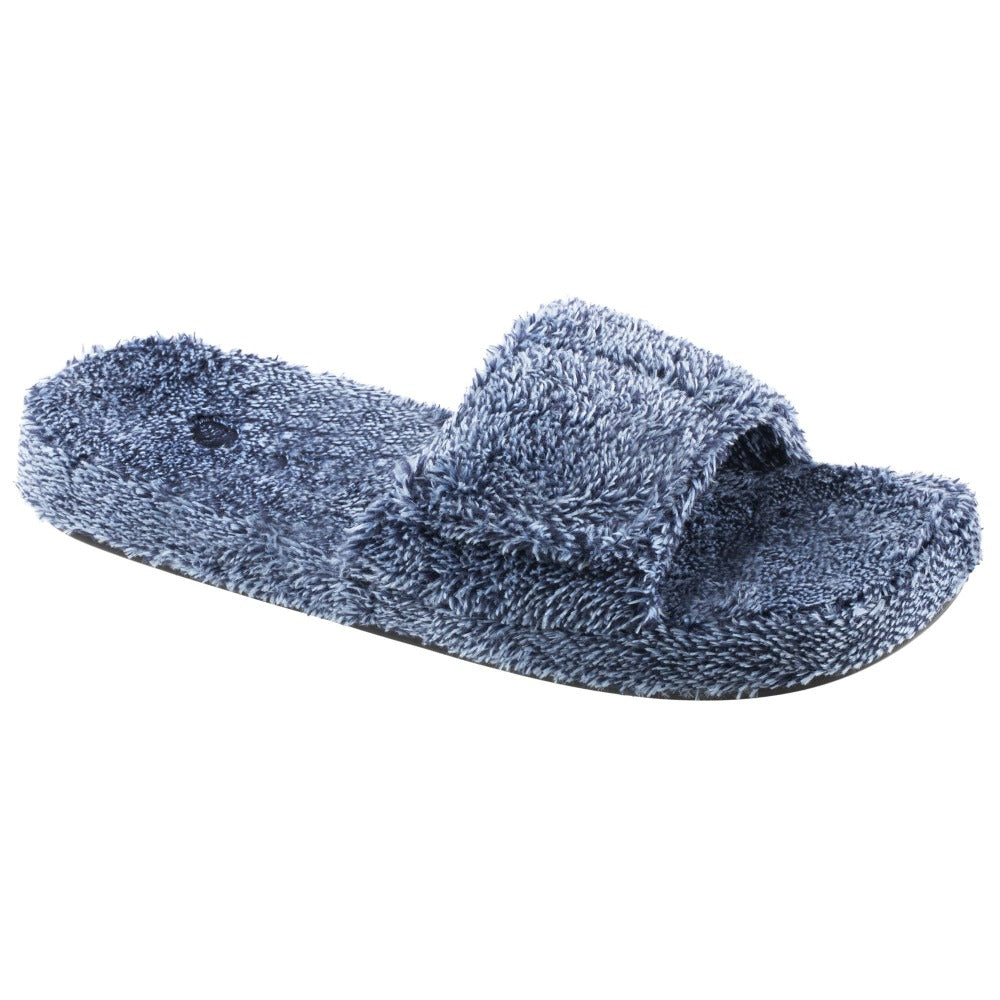 Men's Adjustable Spa Slide Slippers - Comfortable Indoor/Outdoor House Shoes for Relaxation, Lounging & Poolside Wear