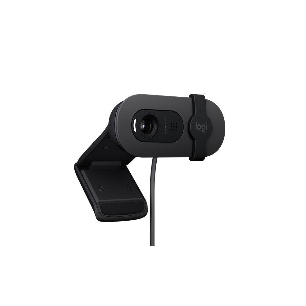 Logitech Brio 100 Webcam - HD 1080p Video Calling Camera with Noise-Reducing Mic for Zoom, Teams, Skype - Perfect for Remote Work, Online Classes & Video Conferencing