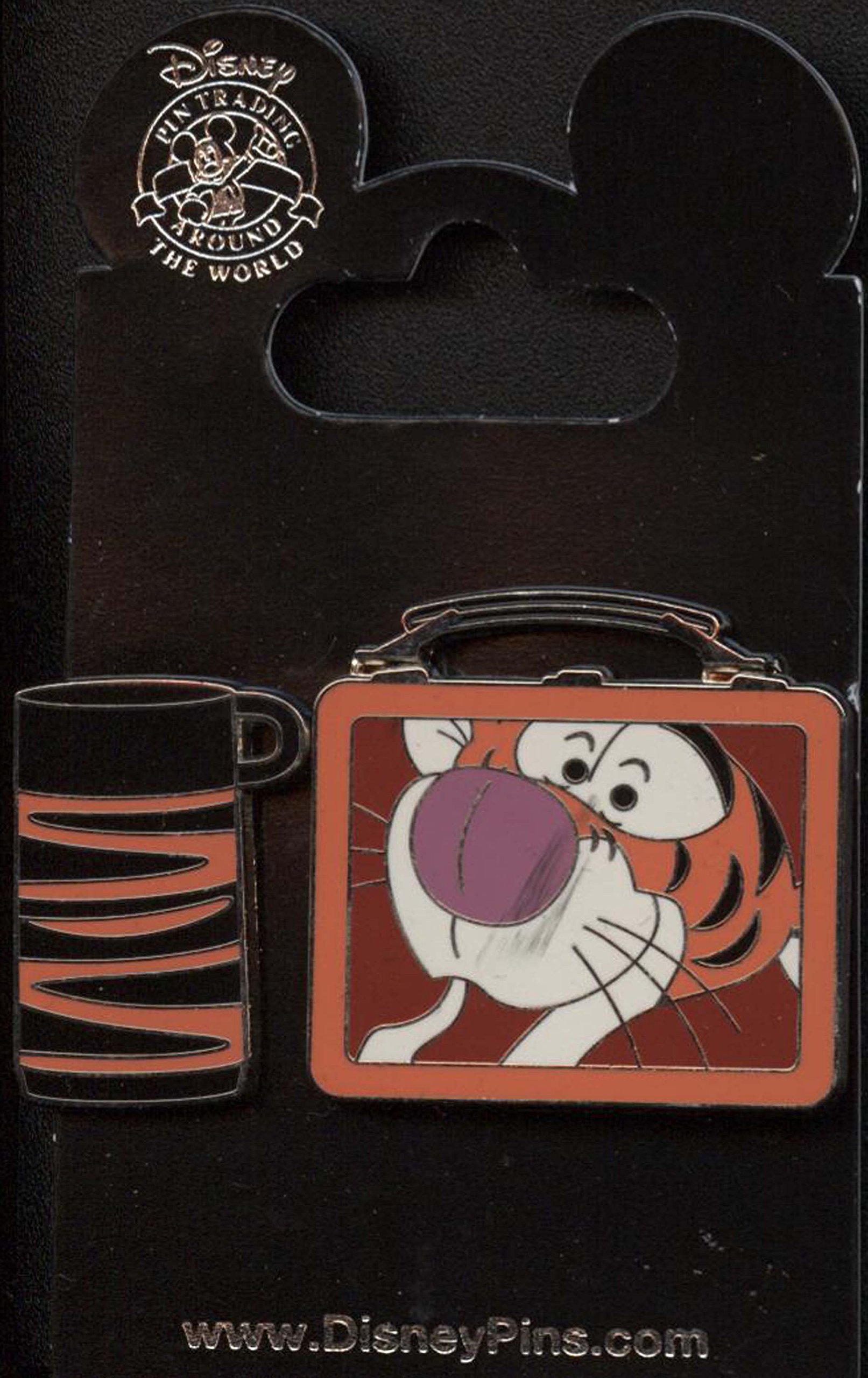 Disney Winnie the Pooh & Tigger Collectible Pin Set - Lunchbox & Thermos Accessories - Perfect for Disney Fans, Collectors & School Supplies