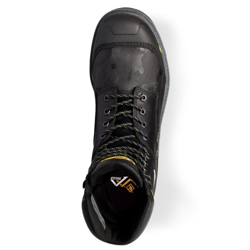 Terra Gantry Men's 8 Composite Toe Work Boots - CSA Approved Safety Shoes for Construction & Industrial Work - Black (TR0A4NRQBLK) | Slip Resistant & Comfortable for Warehouse, Factory & Outdoor Jobs
