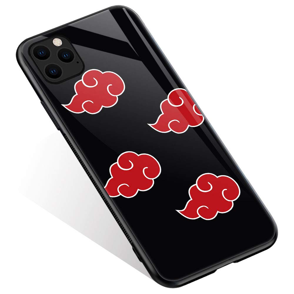 **Anime Cartoon iPhone 12 Pro Case – 356 Pattern Design, Shock-Absorbent TPU Bumper & Tempered Glass Back – Protective Cover for iPhone 12/12 Pro – Perfect for Daily Use, Travel & Gaming**