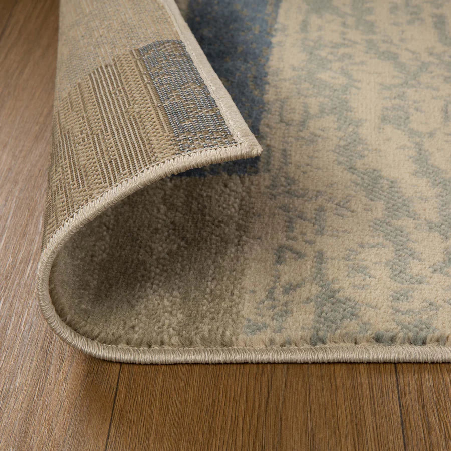 Stylish Rockwood Contemporary Geometric Patchwork Area Rug - Non-Slip Indoor Runner for Living Room, Bedroom & Office Decor