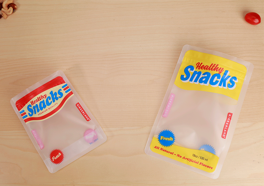 Premium Reusable Snack Zipper Bags - Airtight Food Storage Pouches for Kids Lunch, Travel & On-the-Go Snacks | BPA-Free Plastic Sandwich Bags for School, Work & Outdoor Activities