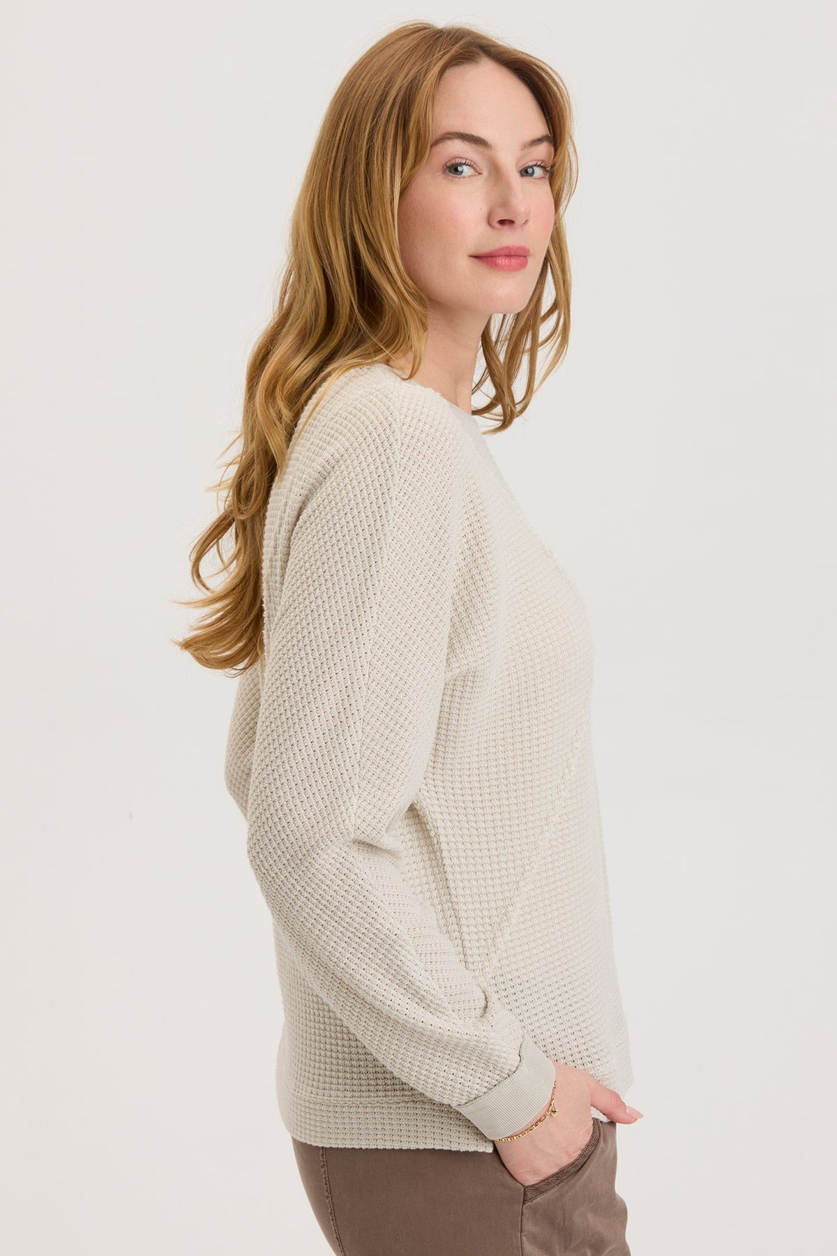 Delsi Women's Klondike Pigment Pullover Sweater - Cozy Casual Knit Top for Fall & Winter Fashion