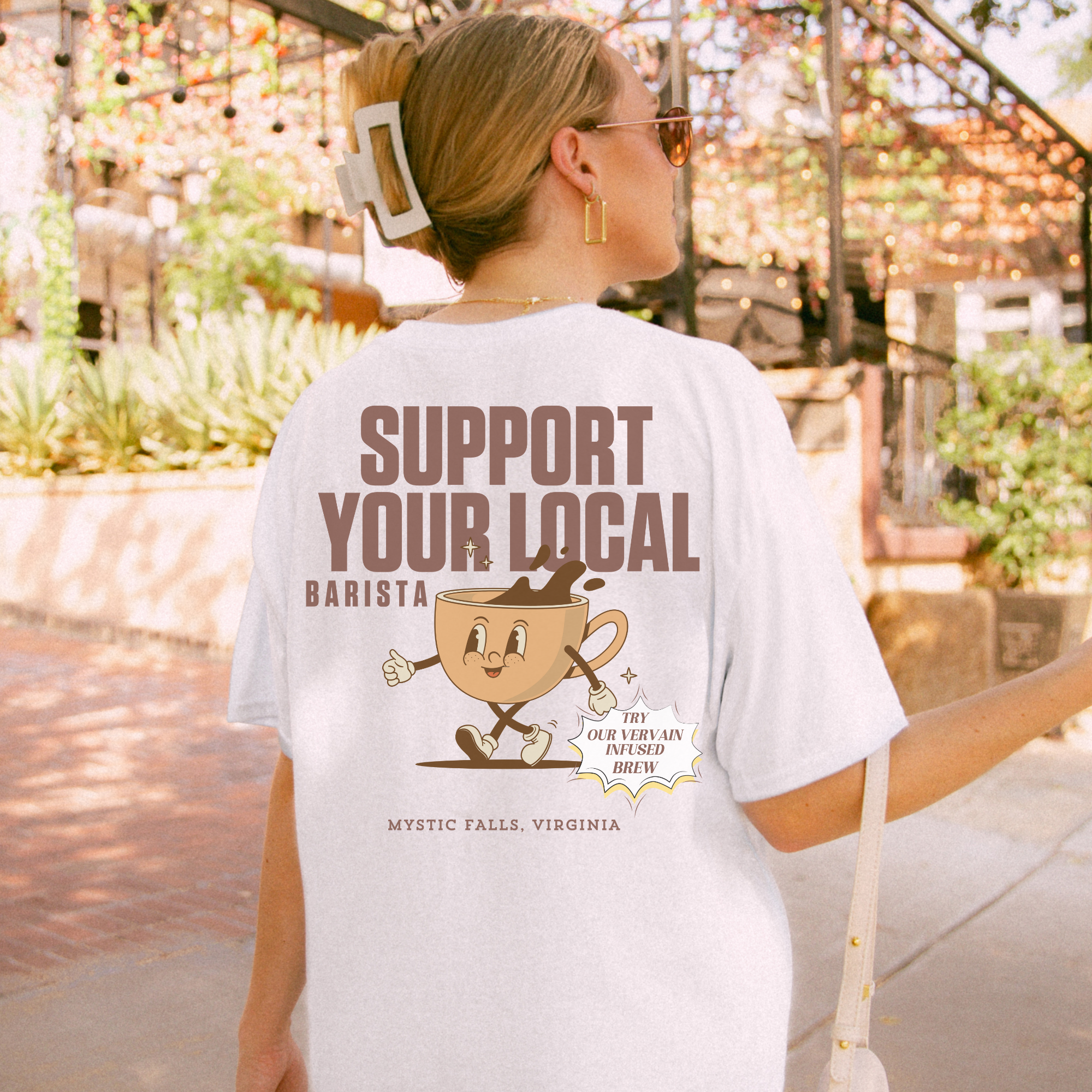 Bonnie's Beanery T-Shirt | Soft Cotton Graphic Tee for Women & Men | Casual Wear for Coffee Lovers & Cafe Outings