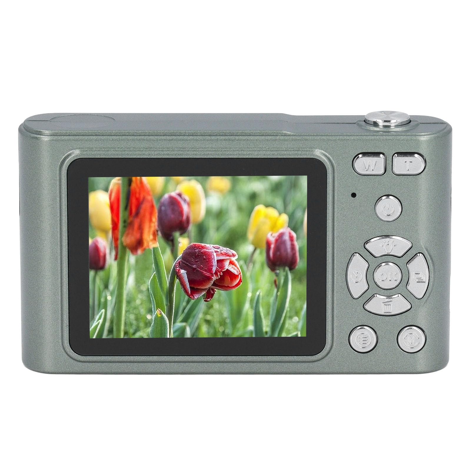 48MP 4K HD Digital Camera with IPS Color Display - Portable Anti-Shake Vlogging Camera for Travel, YouTube & Photography (Green) - Perfect for Beginners, Outdoor Adventures & Content Creation