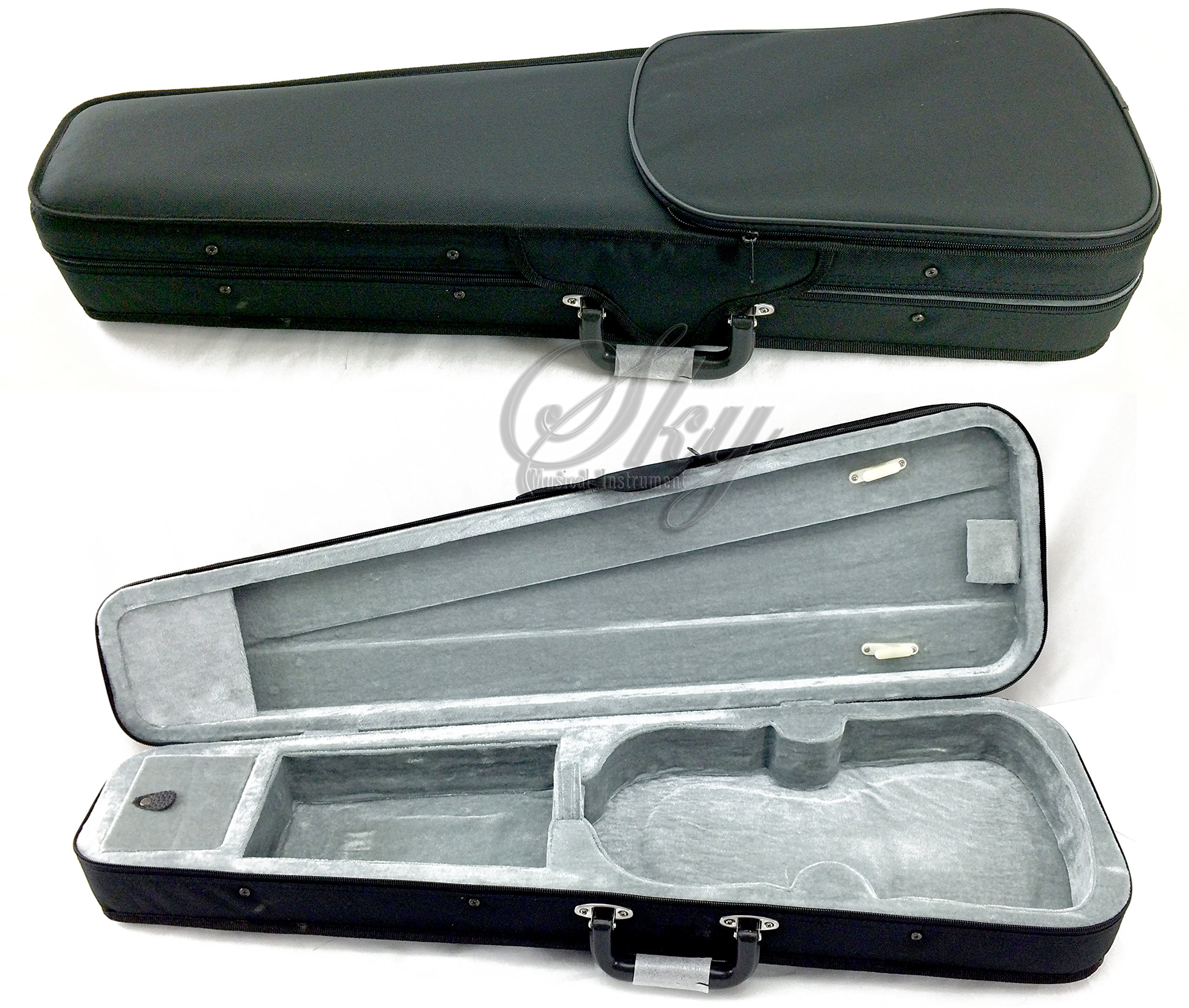 1/16 Size Student Beginner Violin Outfit - Solid Maple Back & Spruce Top with Hard Case, 2 Bows & Rosin | Perfect for Kids & Young Musicians | Ideal for School Orchestra, Music Lessons & Home Practice