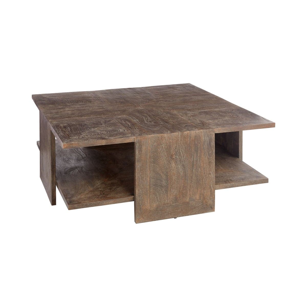 Alta Cocktail Table by J. Kent Martin - Cerused Coffee Bean Finish - Modern Living Room & Lounge Furniture for Home Decor