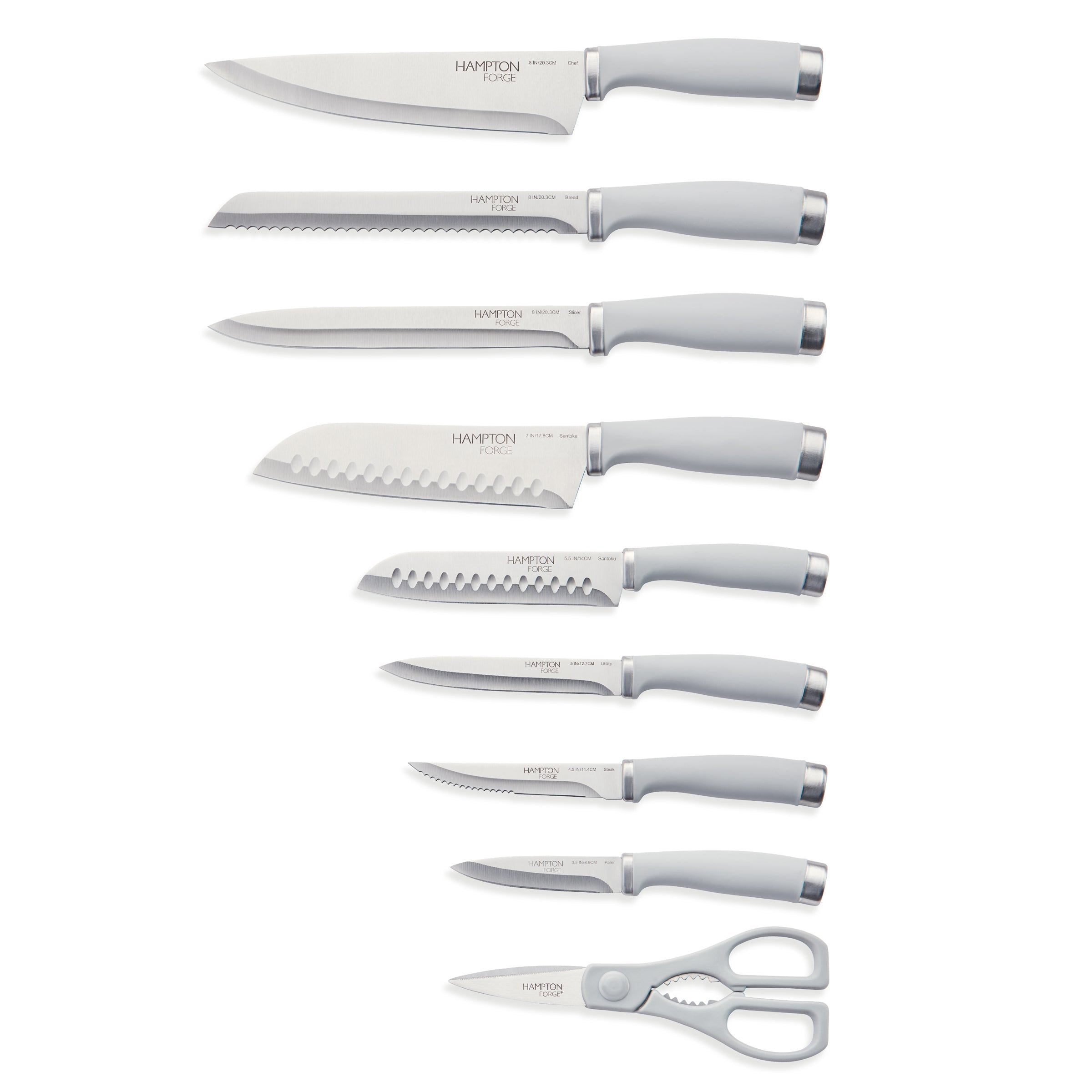 Premium 15-Piece Cutlery Set with Knife Block - Stainless Steel Kitchen Knives for Cooking, Slicing & Chopping - Perfect for Home Chefs & Gourmet Cooking