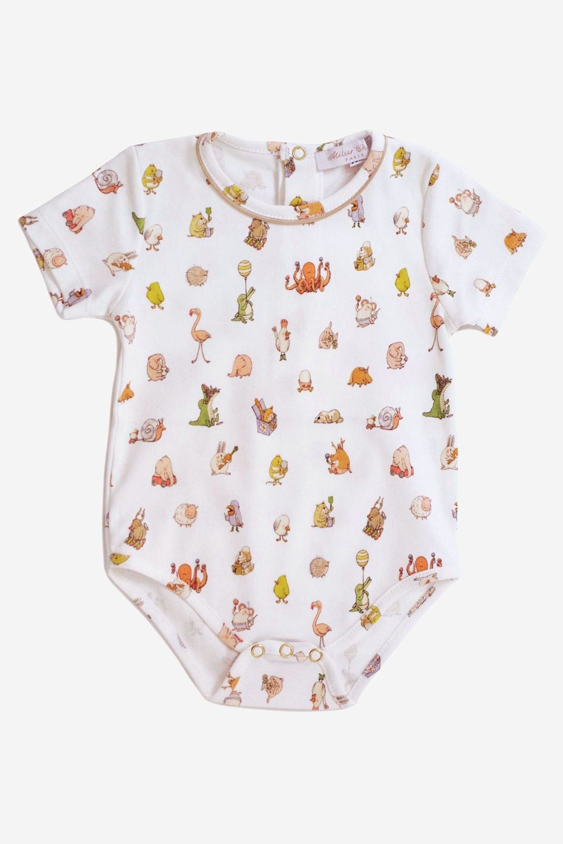 Atelier Choux Classic Baby Onesie - Soft Organic Cotton Bodysuit for Newborns & Infants | Perfect for Everyday Wear, Photo Shoots & Special Occasions