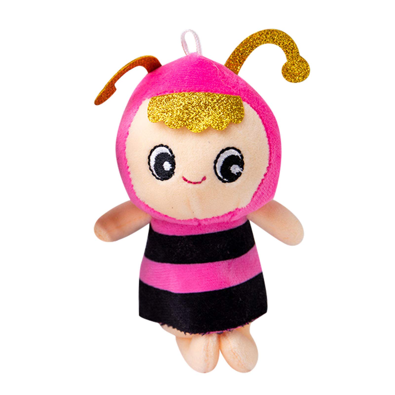 Lapirek Decorative Bee Doll - Cute Standing Room Decor for Bedroom, Desktop, Living Room, Home Decorations (Hot Pink) | Perfect for Nursery, Kids Room, Gift, Party & Wedding Decor