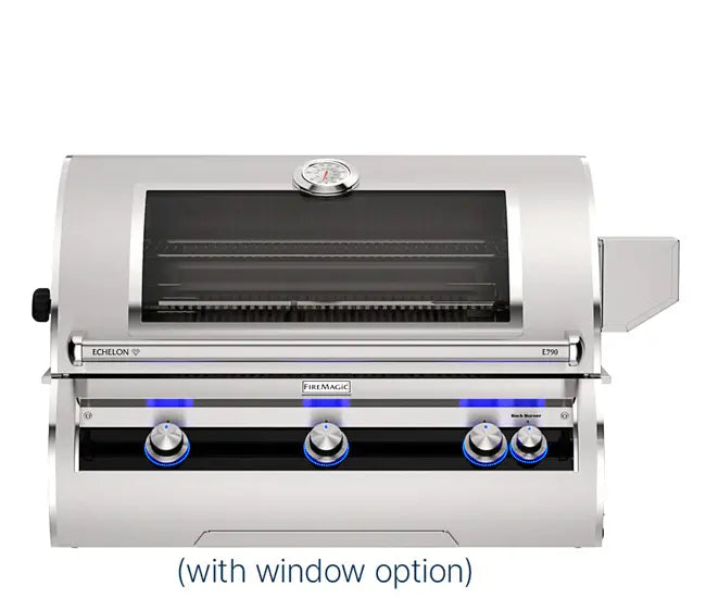**Fire Magic E790i 36-Inch 3-Burner Echelon Diamond Built-In Gas Grill with Rotisserie & Analog Thermometer – Perfect for Outdoor Cooking, Backyard BBQs, and Entertaining Guests**