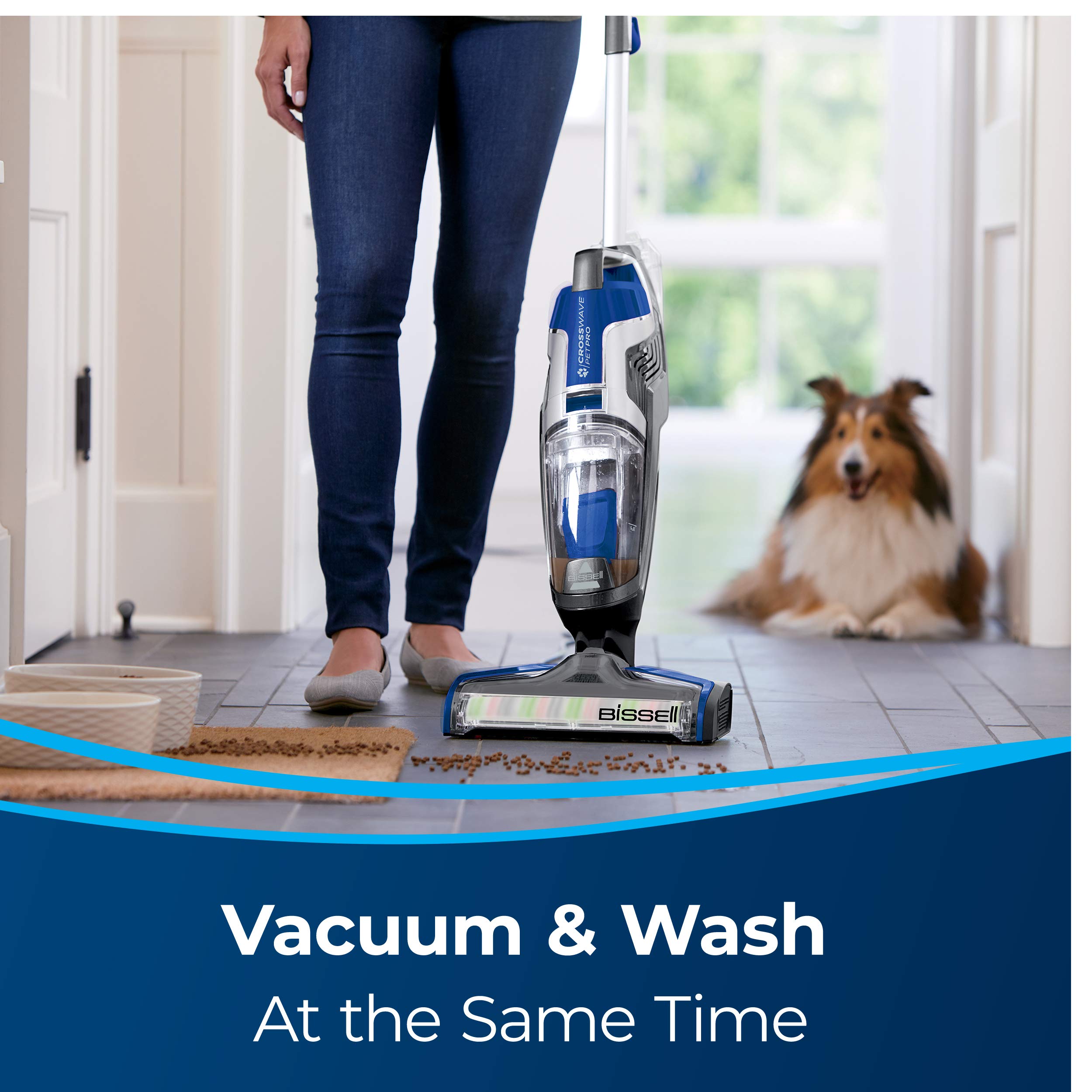 BISSELL Crosswave Pet Pro 2306Y All-in-One Wet Dry Vacuum Cleaner and Mop for Hard Floors & Area Rugs - Perfect for Pet Hair, Spills & Multi-Surface Cleaning at Home