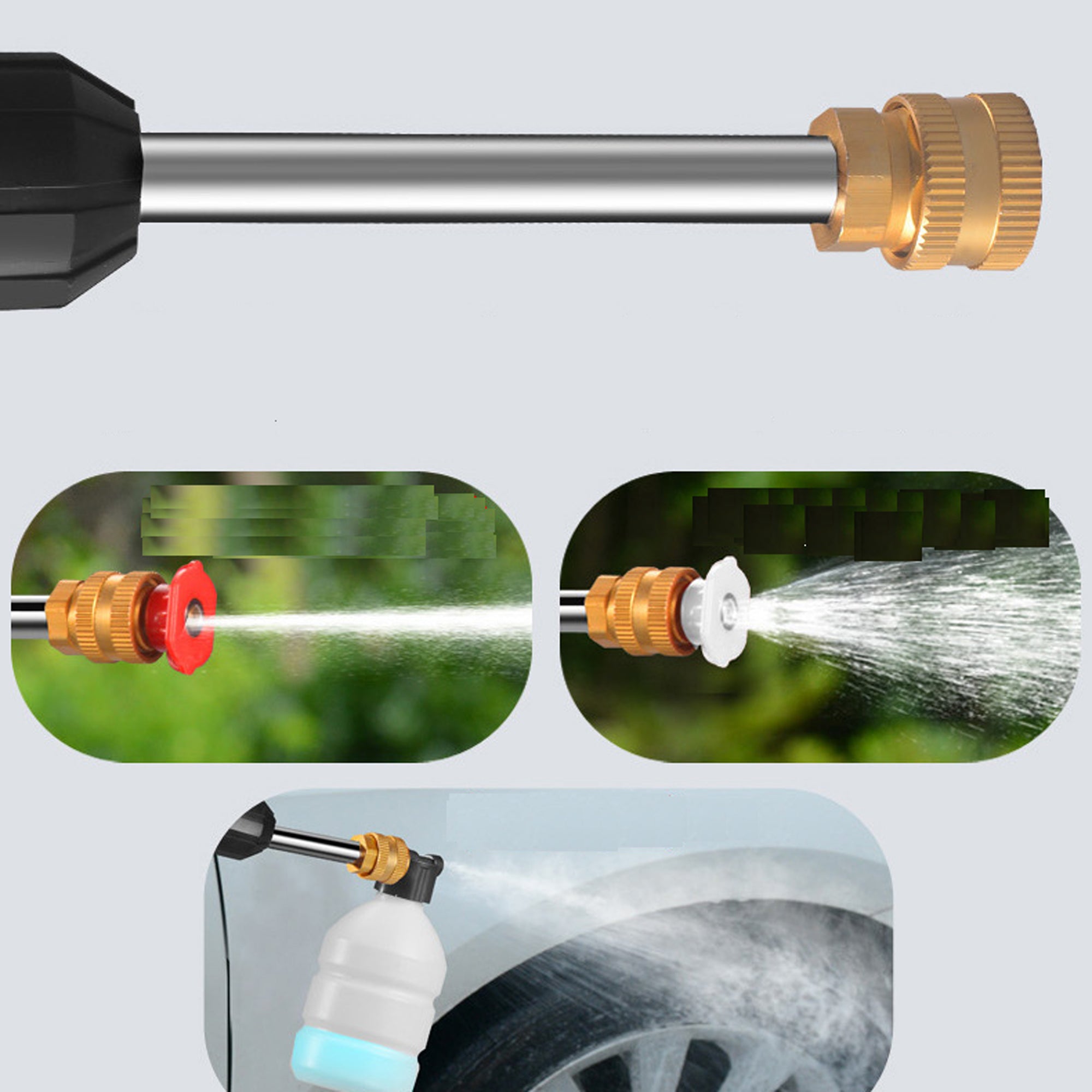 Milex Insta Blast 1800 PSI Electric Pressure Washer - Portable & Powerful Handheld Car Washer for Home, Driveway, Deck, Patio Cleaning