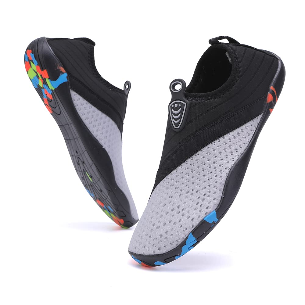 Vsufim Quick-Dry Water Shoes for Men & Women - Barefoot Aqua Socks for Swimming, Beach, Pool, Surfing, Yoga | Lightweight & Comfortable for Water Sports & Outdoor Activities