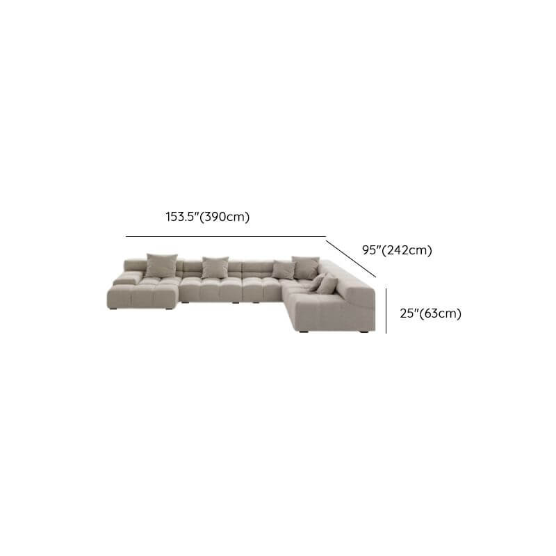 6-Person L-Shaped Reclining Sofa with Right Chaise - Perfect for Living Room, Home Theater & Family Gatherings