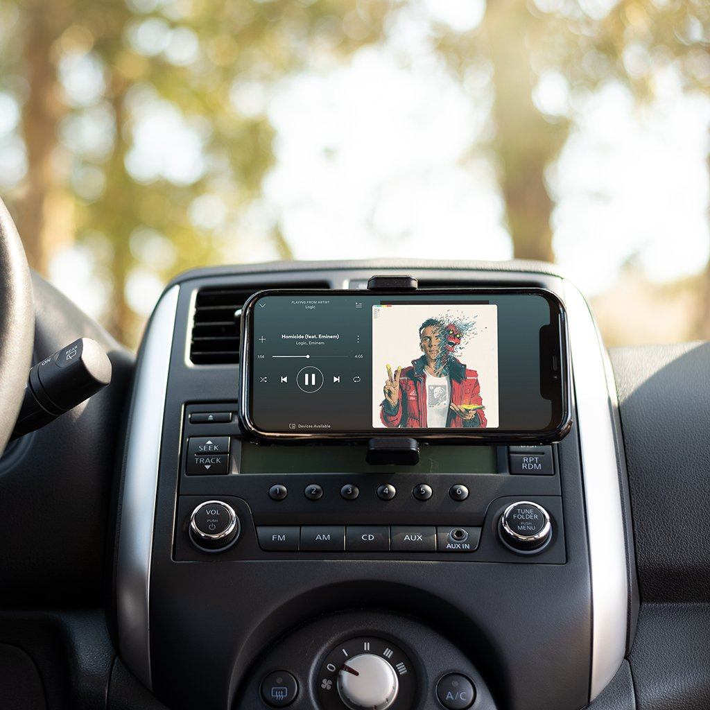 Simpl CD Slot Grip Phone Mount - Universal Car Phone Holder for iPhone & Android - Perfect for GPS Navigation & Hands-Free Driving