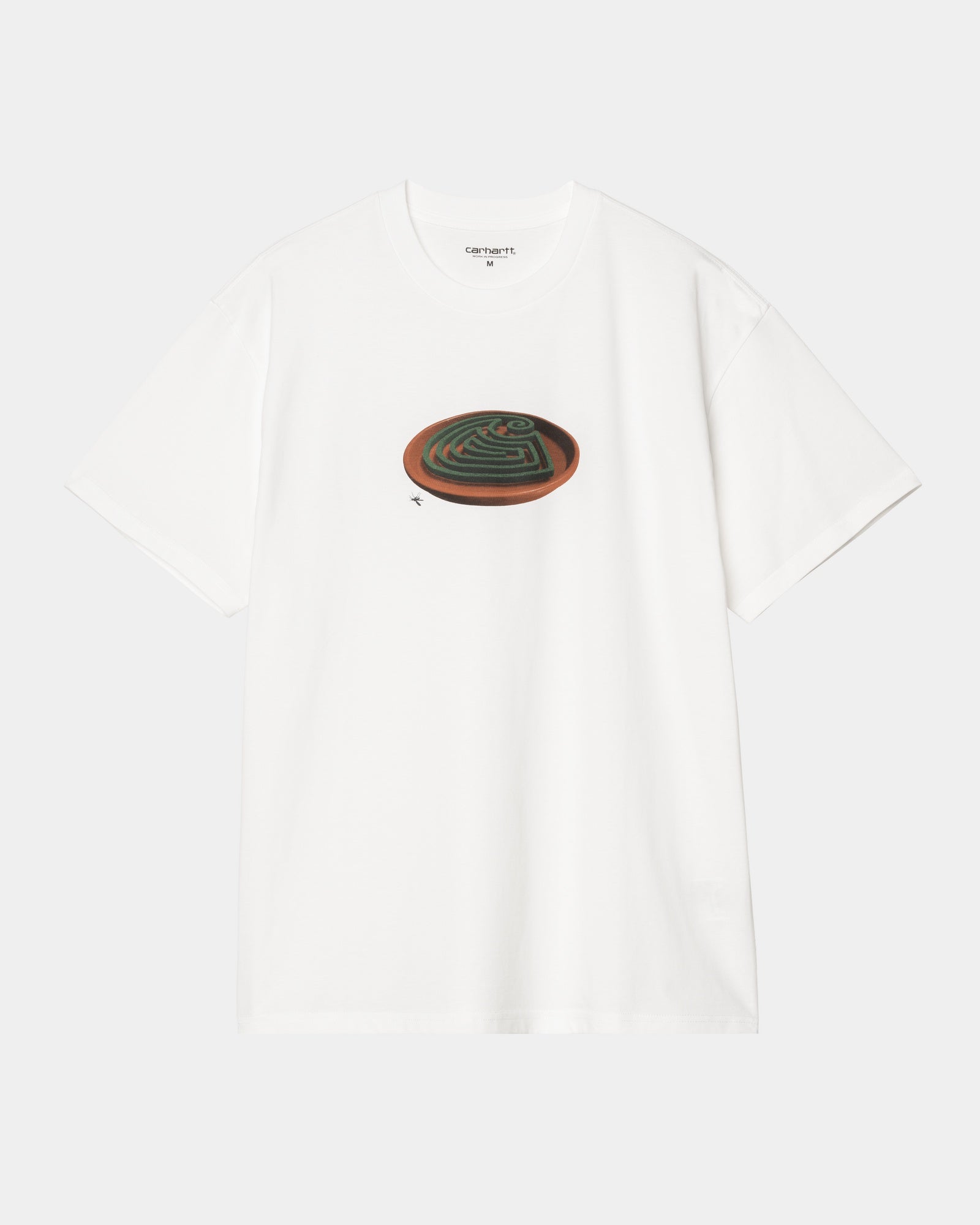 Spiral Graphic T-Shirt for Men & Women | Soft Cotton White Tee | Casual Streetwear & Everyday Wear