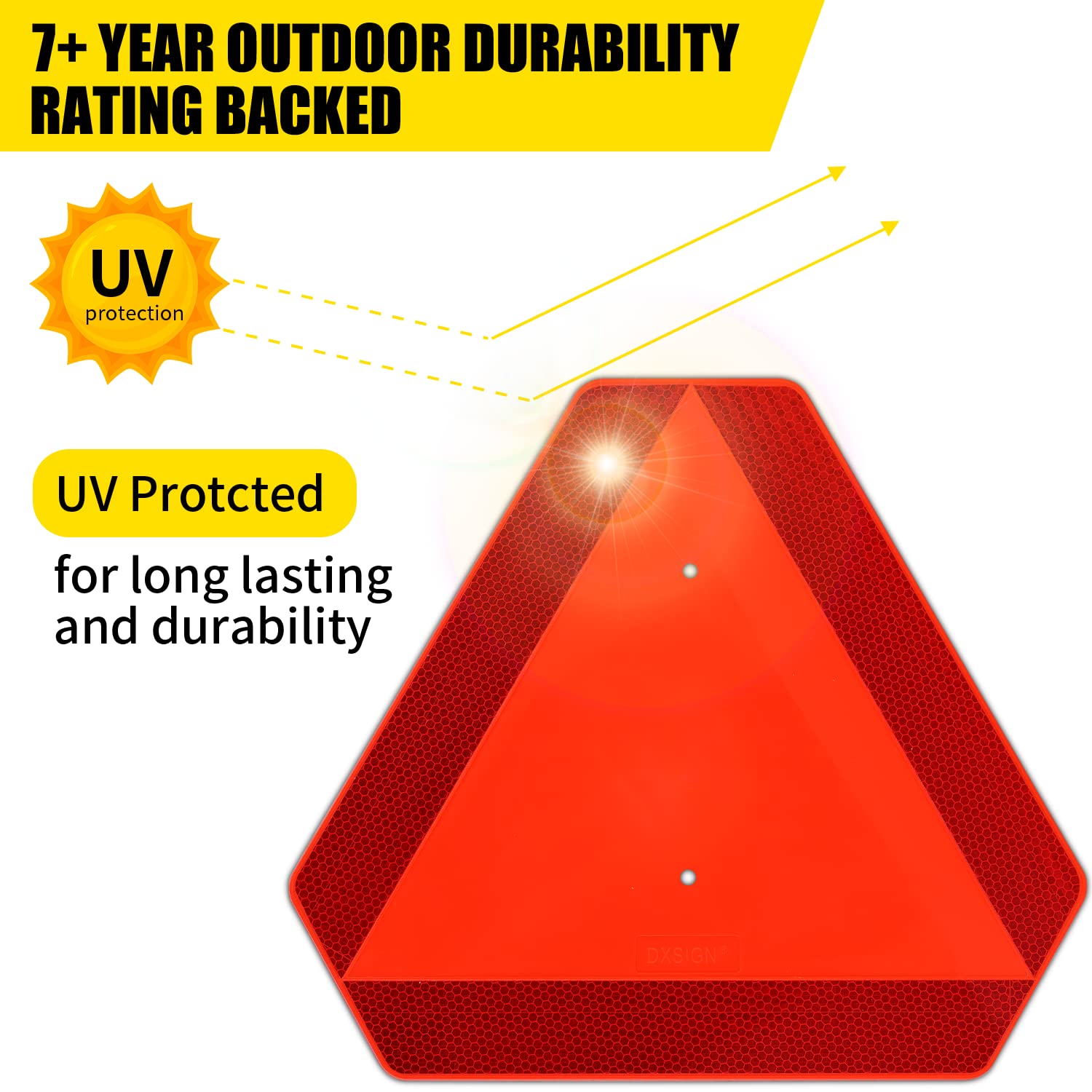 Slow Moving Vehicle Sign - DOT Approved 14