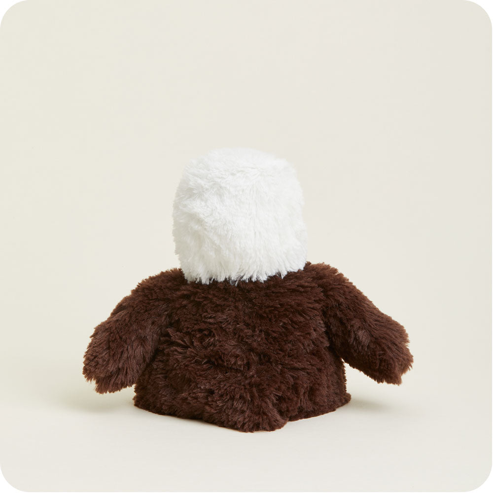 Weighted Heated Eagle Stuffed Animal - Warmies Plush Toy for Comfort & Relaxation - Perfect for Stress Relief, Anxiety, and Cold Weather Warmth