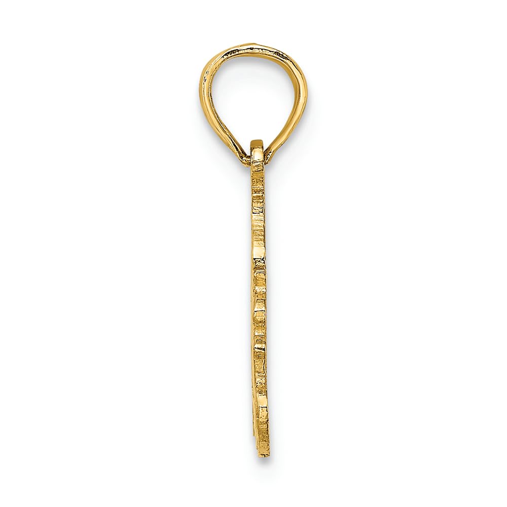 14K Yellow Gold Sister Charm - Best Friend Gift for Birthdays, Anniversaries & Special Occasions | FJC Finejewelers