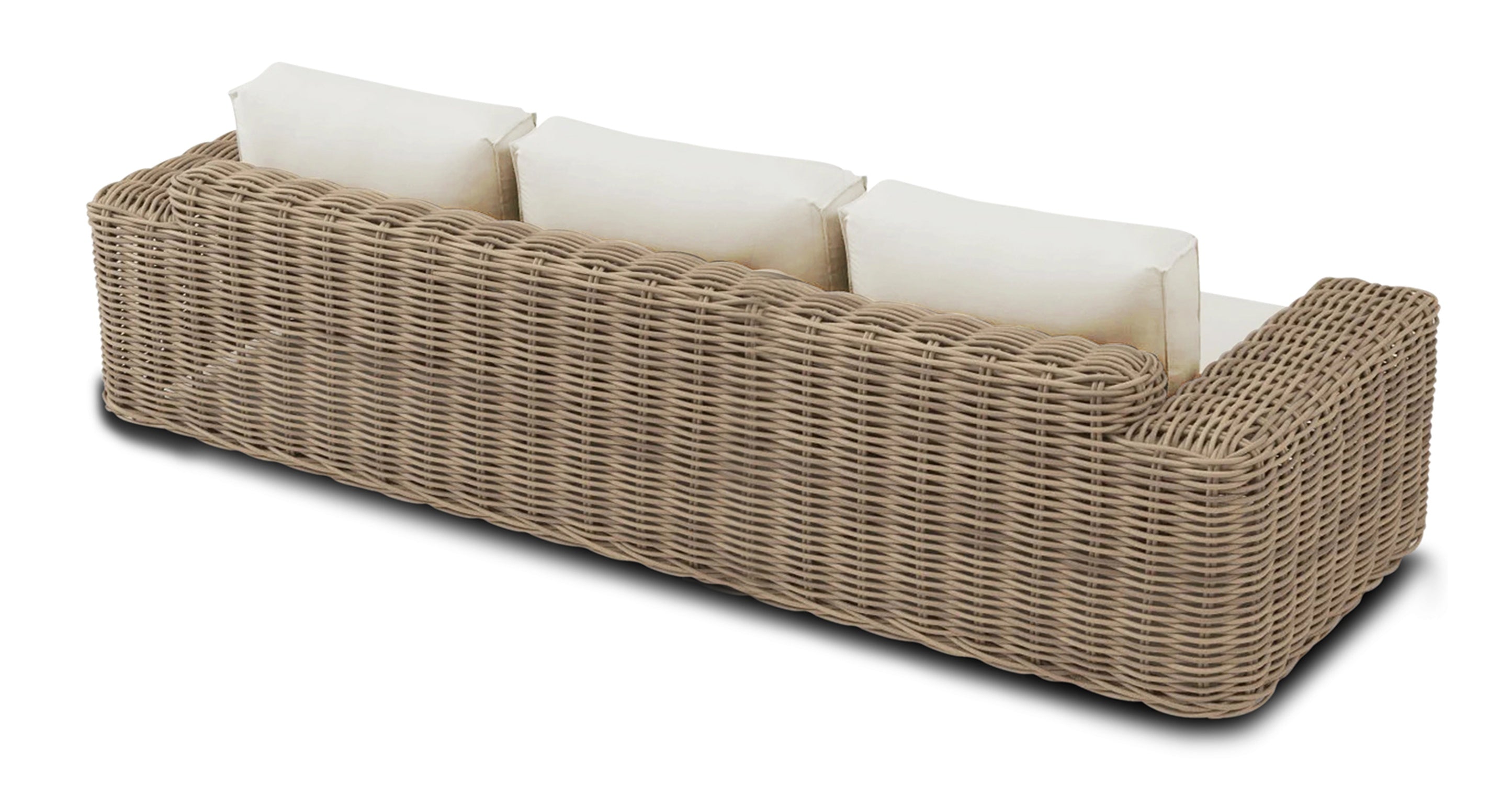 Puglia 3-Seat Sofa - Modern Comfortable Fabric Couch for Living Room, Lounge & Family Room - Perfect for Relaxing, Entertaining & Small Spaces