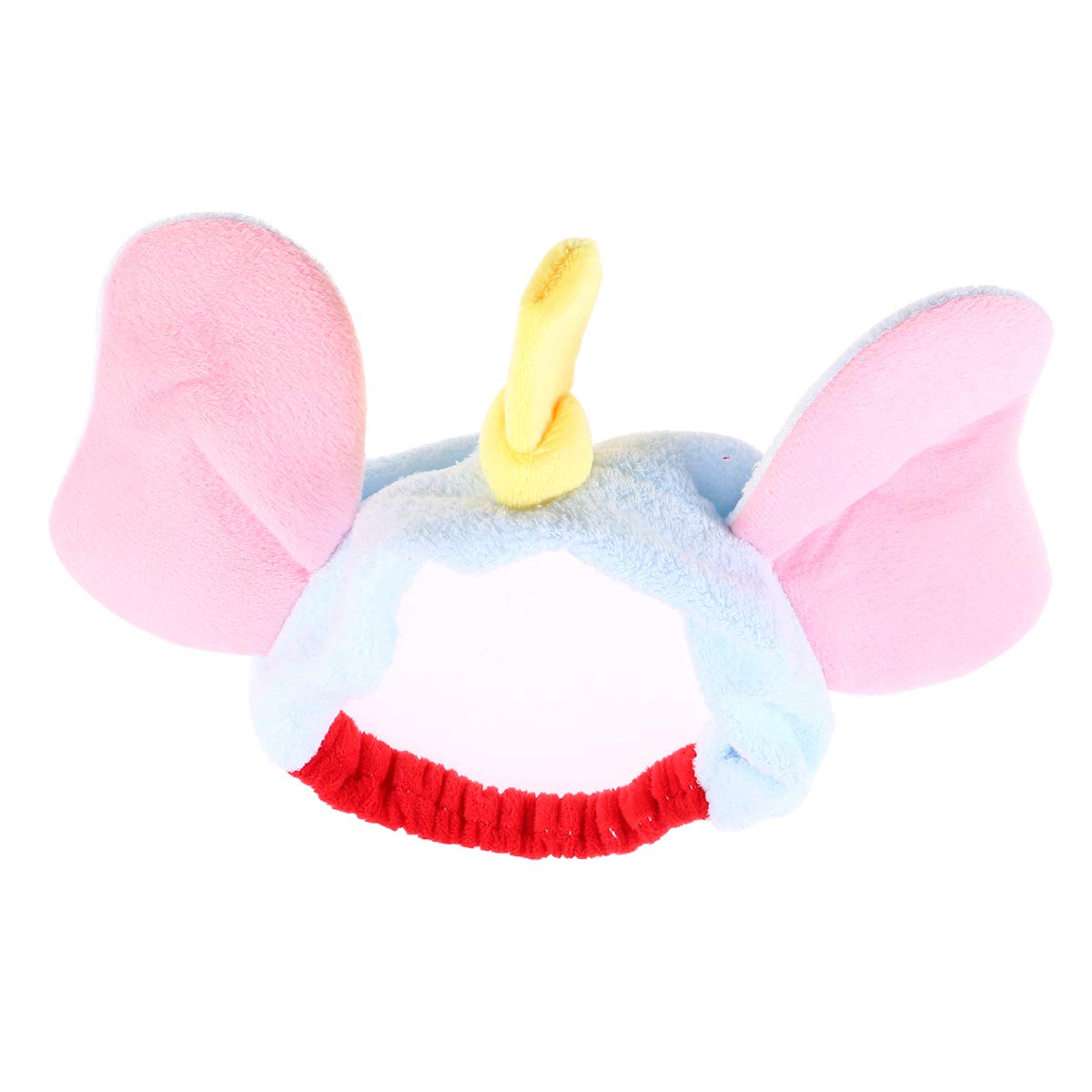 Soft Plush Elephant Hair Band - Stretchy Elastic Hair Ties & Head Wrap for Girls & Teens (Blue/Red) - Cute Animal Hair Accessories for School, Parties & Everyday Wear