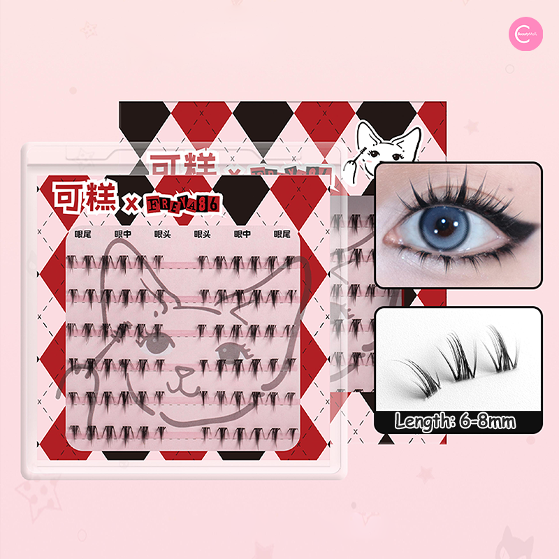 Gaoashes X Freya86 LF22 Enchanted Faux Lower Lashes - Dramatic Fluffy False Eyelashes for Eye Makeup & Cosmetics | Perfect for Parties, Weddings, and Special Occasions