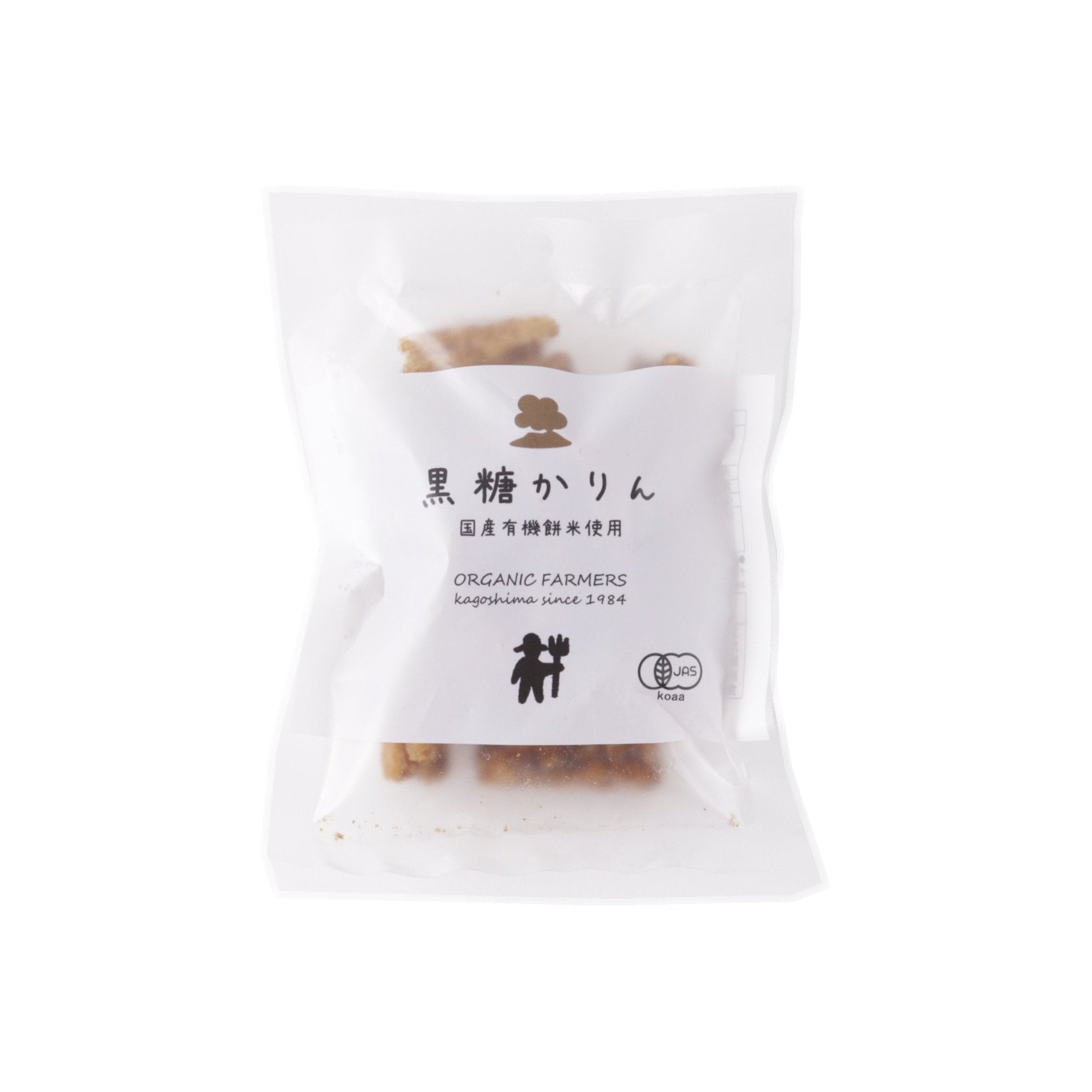Organic Karinto Rice Crackers Soaked in Shoyu Brown Sugar - Gluten-Free Japanese Snack, 30g (Pack of 3) - Perfect for Tea Time, Office Snacks & Asian Food Lovers