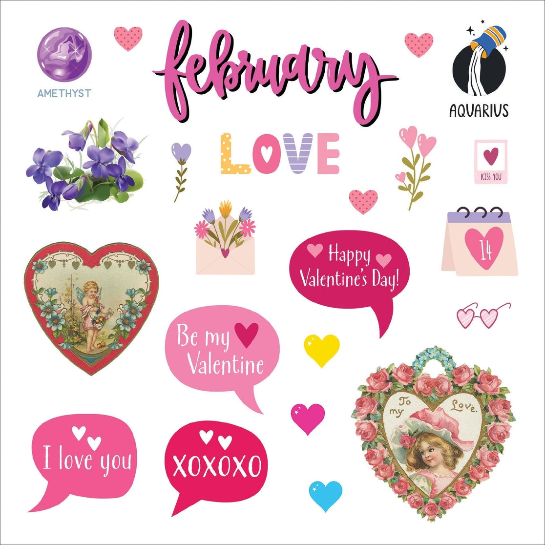 2024 Sticker Pack - 365 Unique Stickers for Planners, Journals & Scrapbooks | Perfect for Daily Use, DIY Crafts & Gift Giving