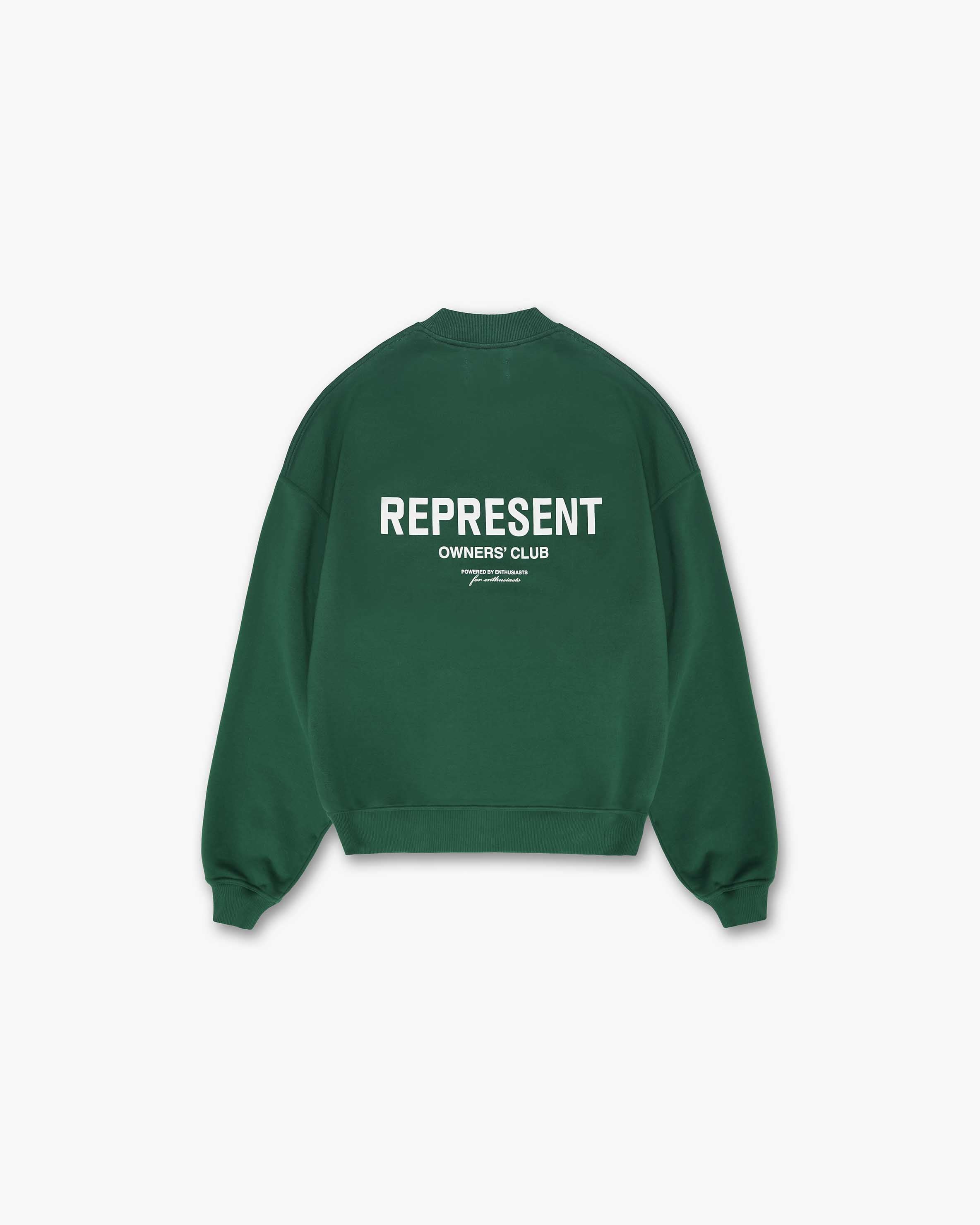 Represent Owners Club Sweater - Premium Racing Green Knitwear for Men | Streetwear Fashion & Casual Winter Outfit