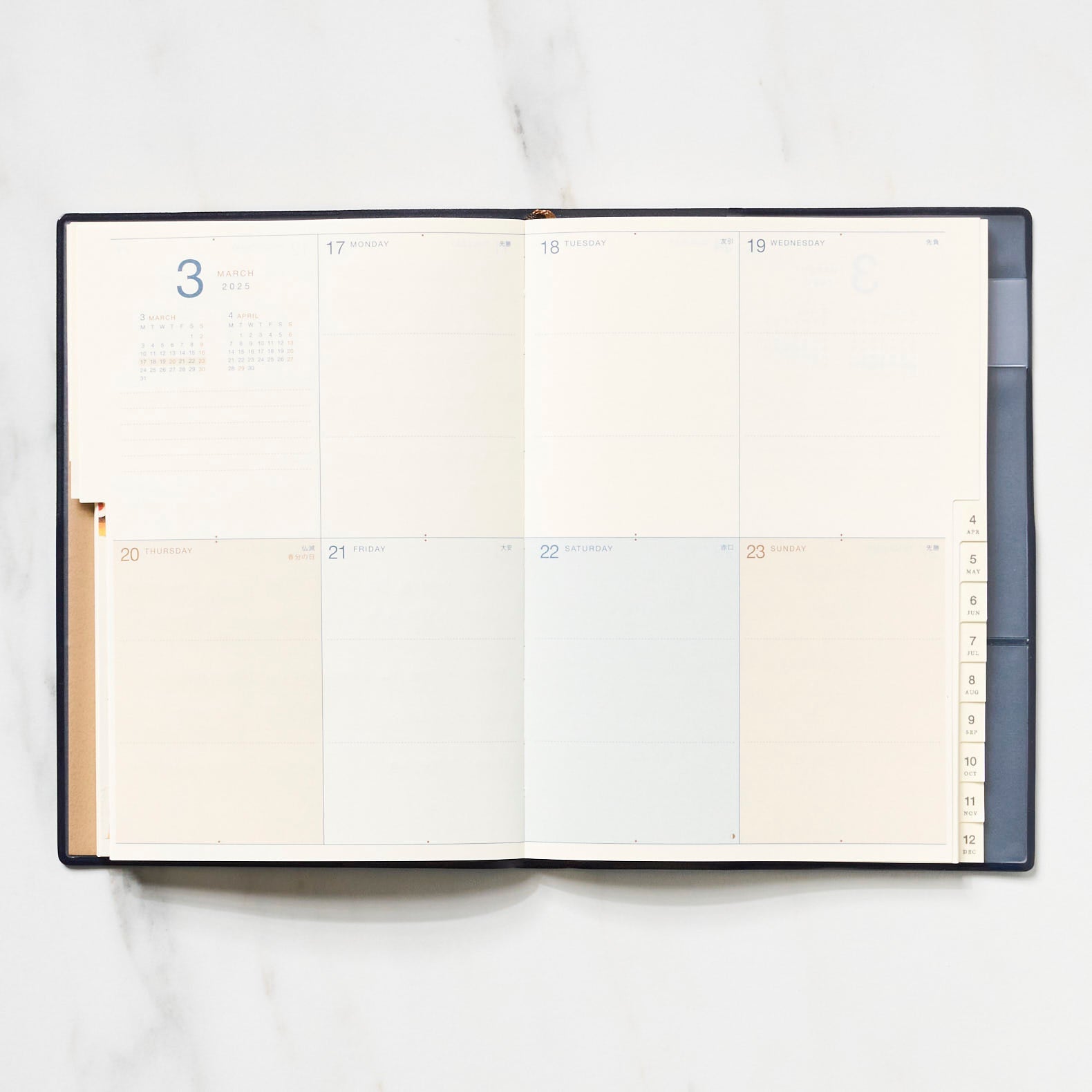RYU RYU Monthly & Weekly Block Planner - Productivity Organizer for Work, School & Home - Undated Calendar for Effective Time Management & Goal Tracking