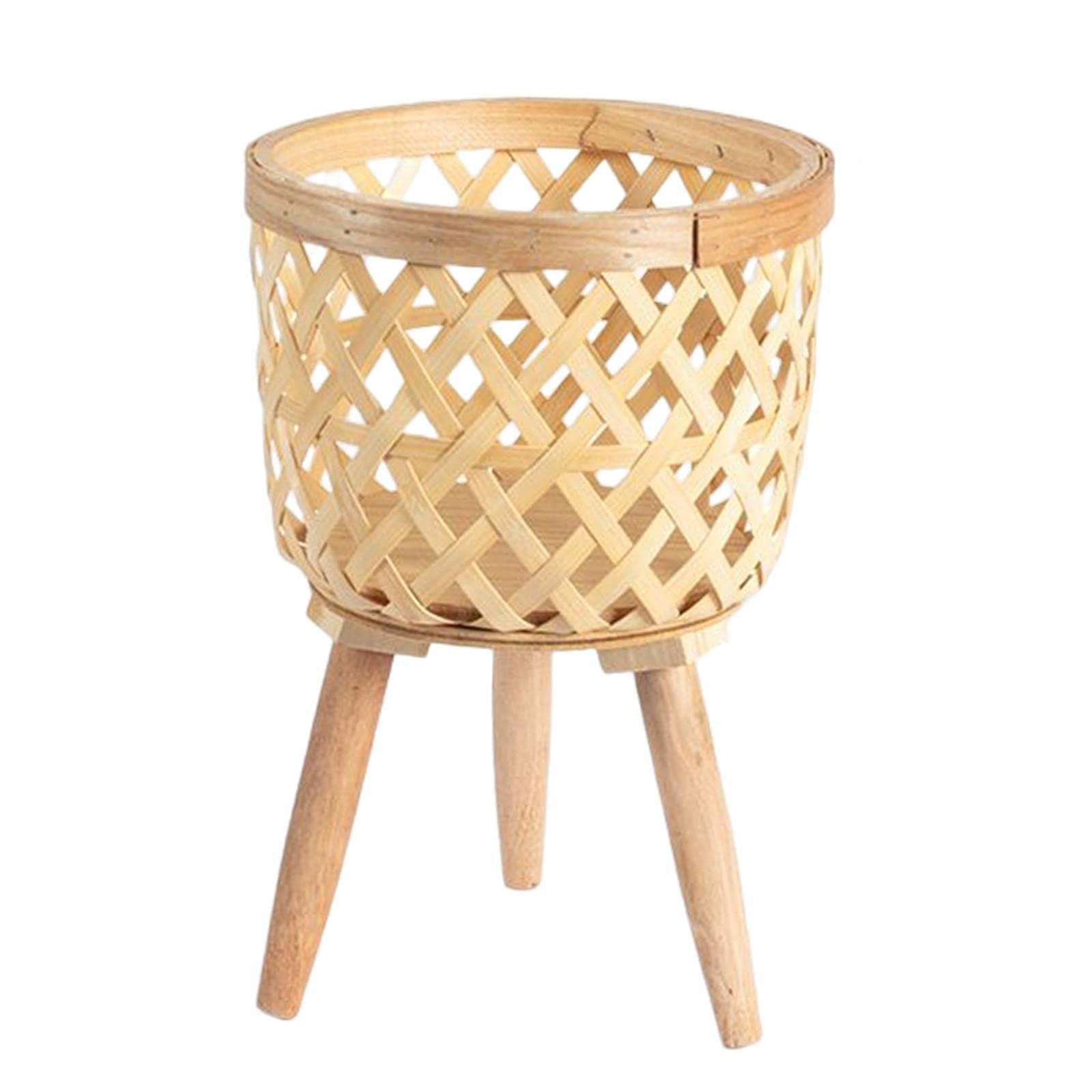 Hand Woven Flower Pot - Detachable Garden Planter & Laundry Storage Basket for Balcony, Yard, Lawn, Bedroom | Perfect for Indoor Plants, Outdoor Decor & Clothes Organization