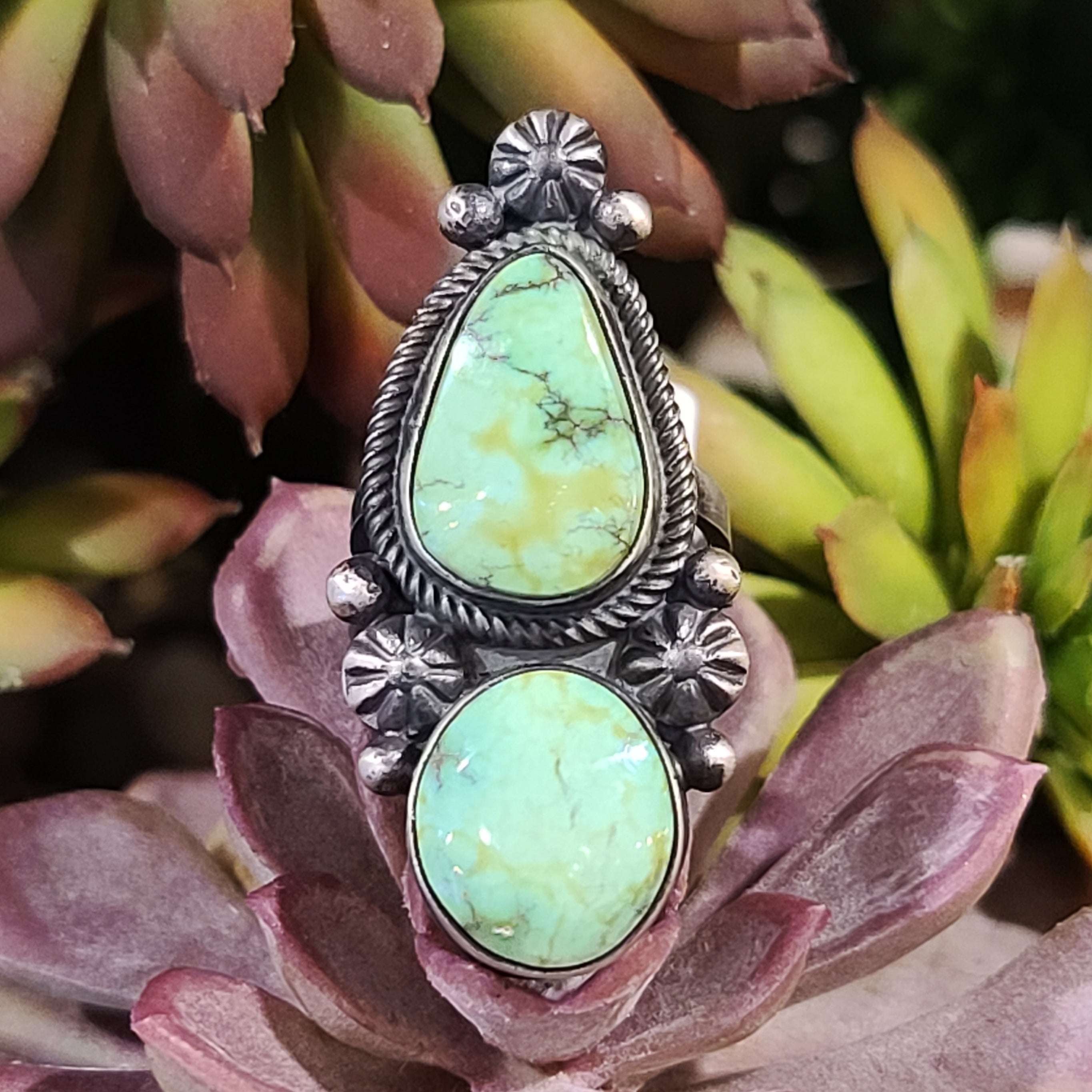 Indian Touch Of Gallup Sonorangold2Stonerin It9 R - Authentic Native American Jewelry & Accessories for Special Occasions & Cultural Events
