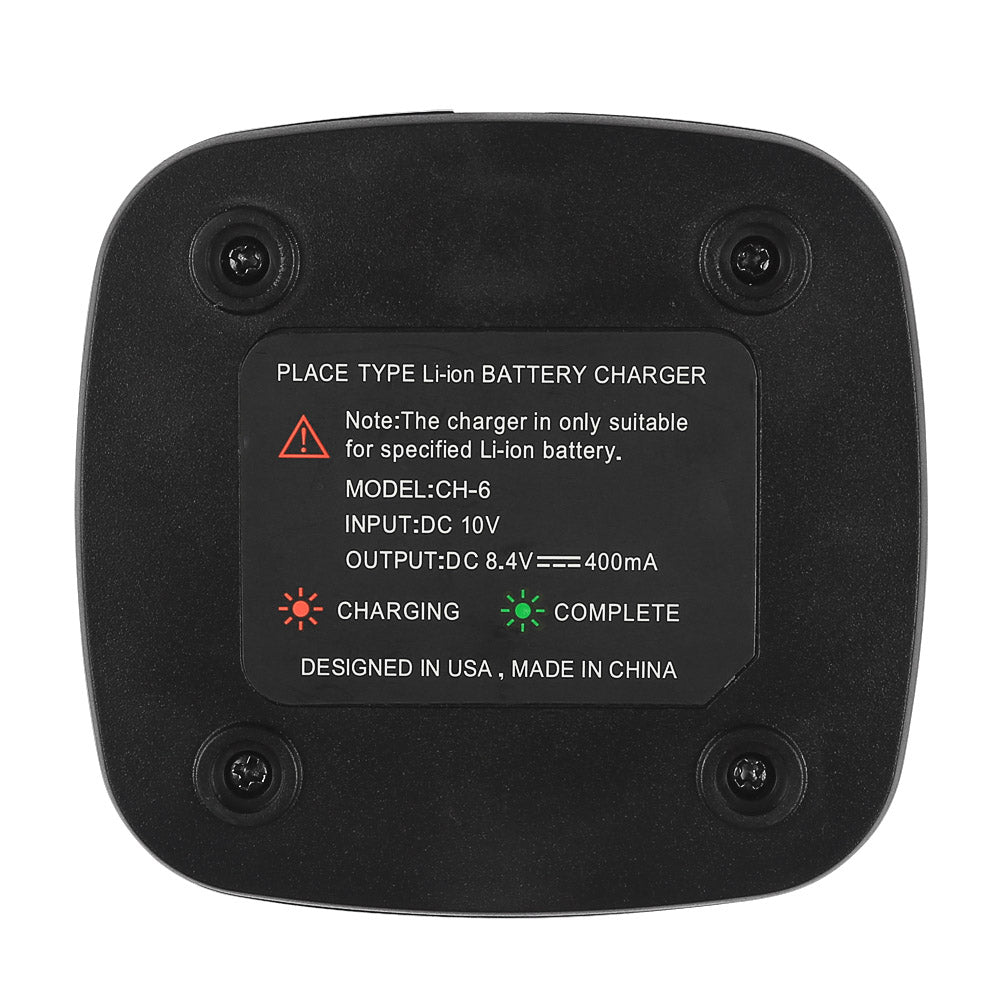 Baofeng VB-3 Desktop Charger for GT-3 & GT-3TP Radios - Fast Charging Station for Two-Way Radio Communication - Perfect for Security, Construction & Outdoor Adventures