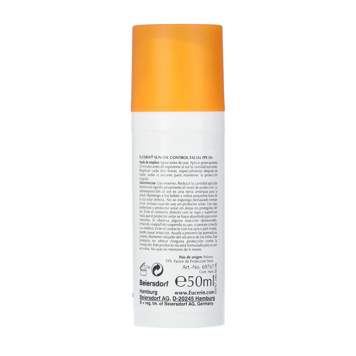 Oil Control SPF 50+ Sunscreen for Oily & Combination Skin - Matte Finish, Non-Greasy Formula for Daily Sun Protection at Beach, Gym & Outdoor Activities