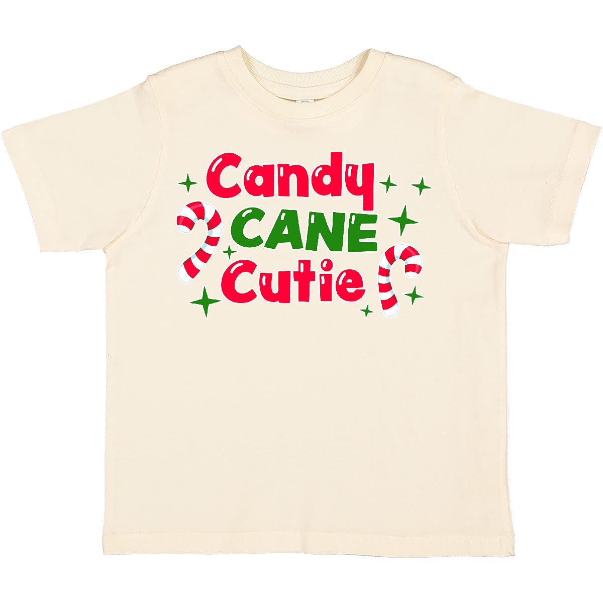 Inktastic Christmas Candy Cane Cutie Toddler T-Shirt - Festive Holiday Kids Apparel for Christmas Parties & Family Photos