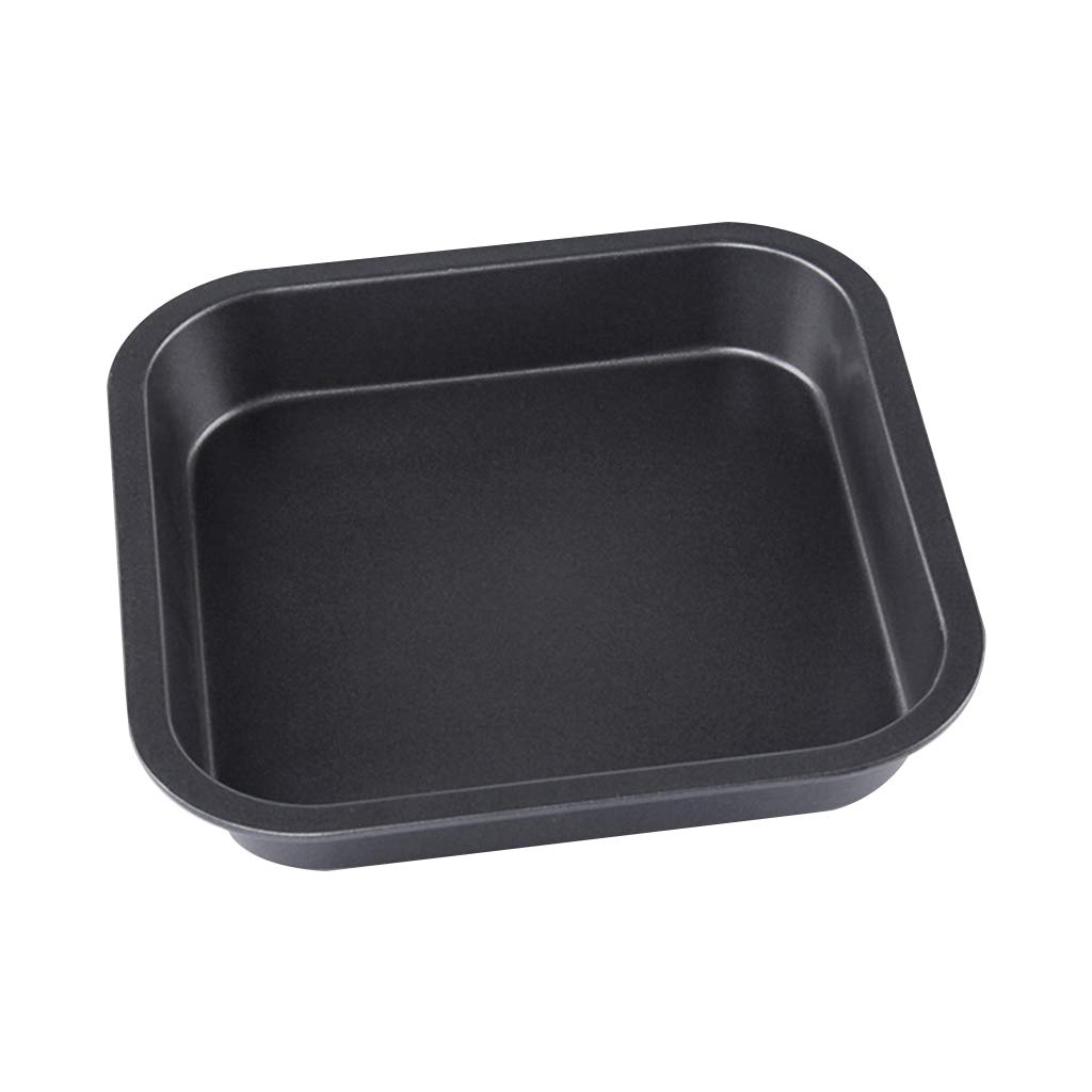 Non-Stick Carbon Steel Square Pizza Pan - Deep Dish Baking Tray for Pizza, Bread & Cake - Perfect for Home Baking, Parties & Restaurants