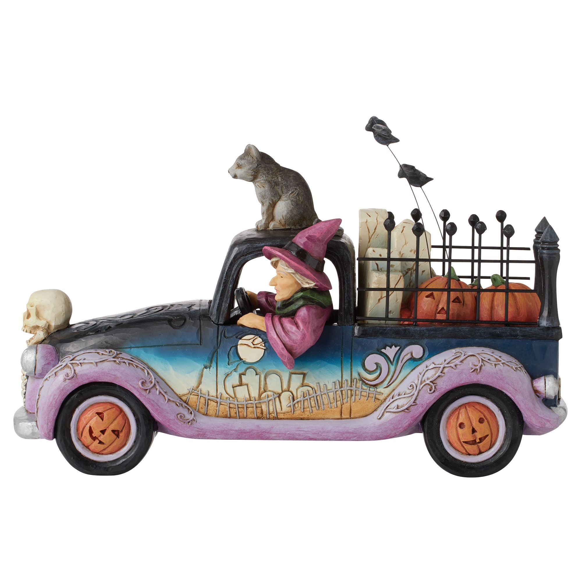 Halloween Pickup Truck Decorations - Spooky Haunted Truck for Outdoor Halloween Party & Yard Display