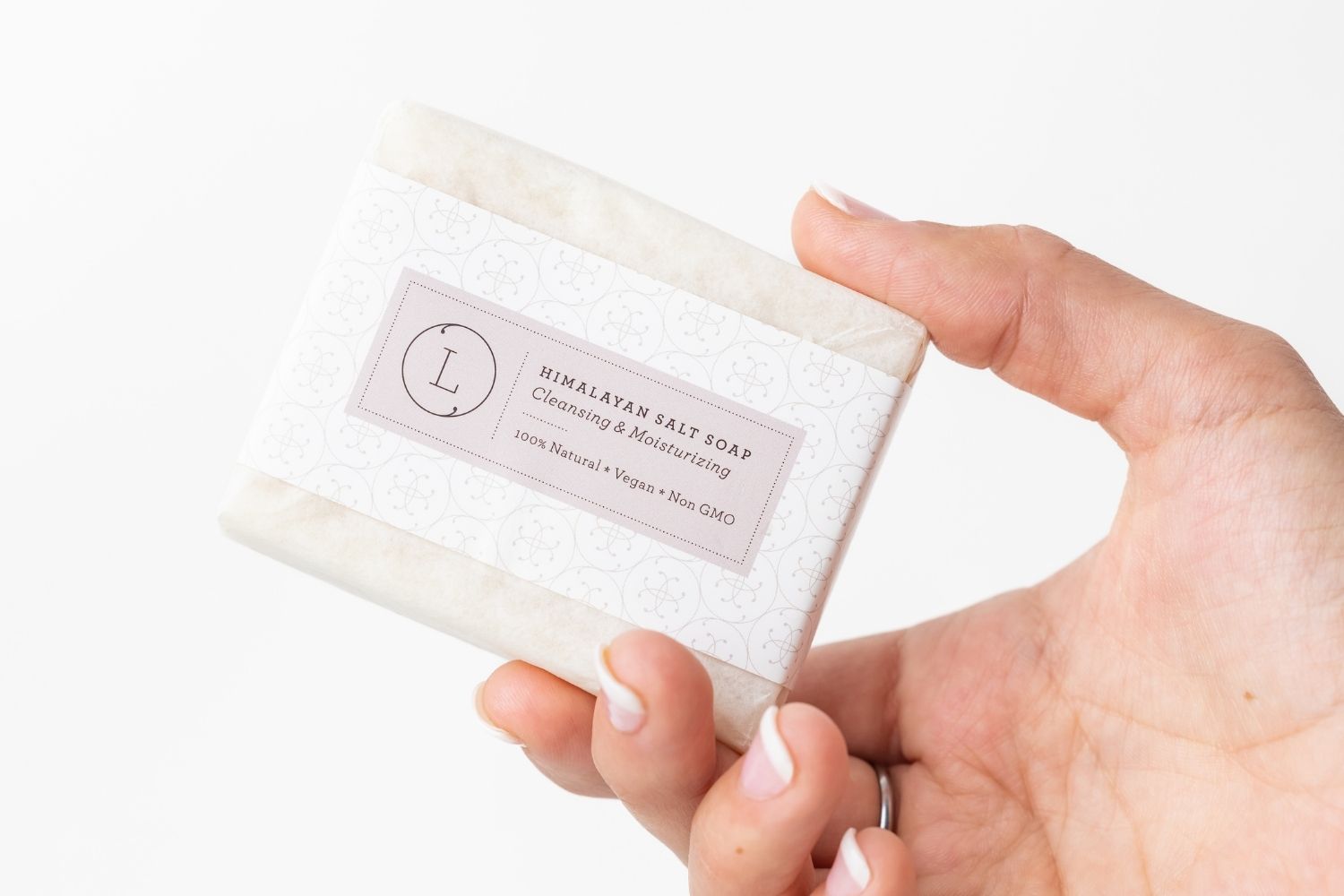 2 Pack Himalayan Salt Soap Bar - 100% Natural Unscented Vegan Handmade Soap for Exfoliating & Moisturizing - Perfect for Dry Skin, Spa Days & Eco-Friendly Bathroom Essentials