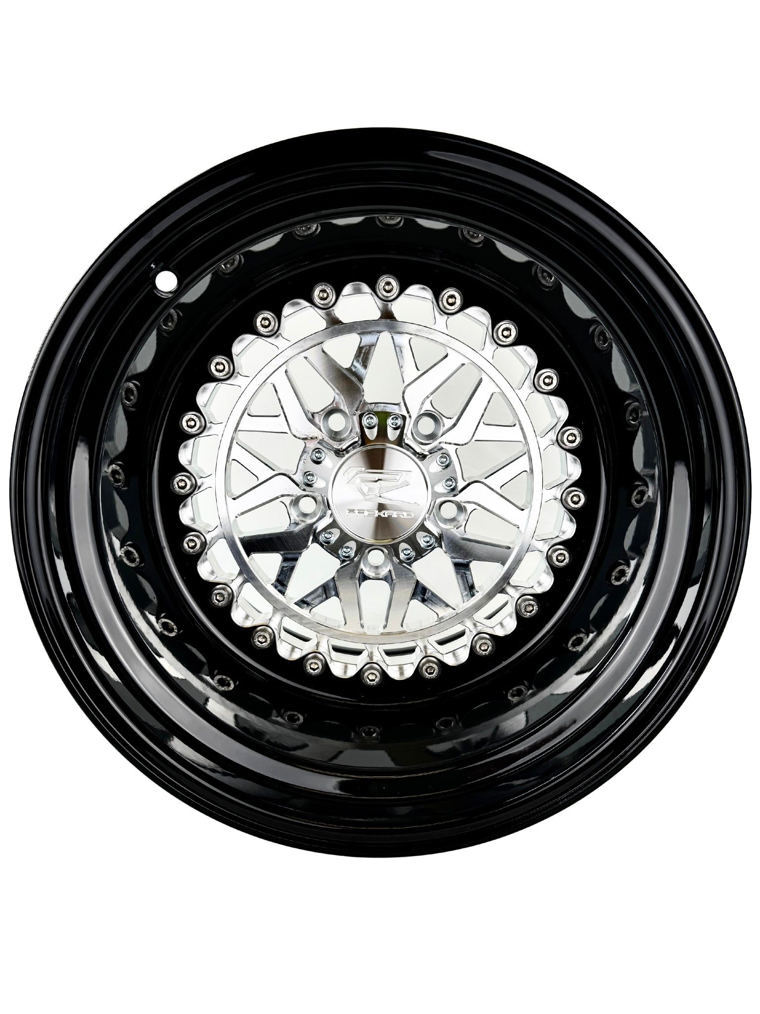 Apollo FF Forged Silver RZR PRO R 5X4.5 Wheels - High-Performance Off-Road Rims for UTVs & Side-by-Sides - Perfect for Trail Riding, Mudding & Desert Racing