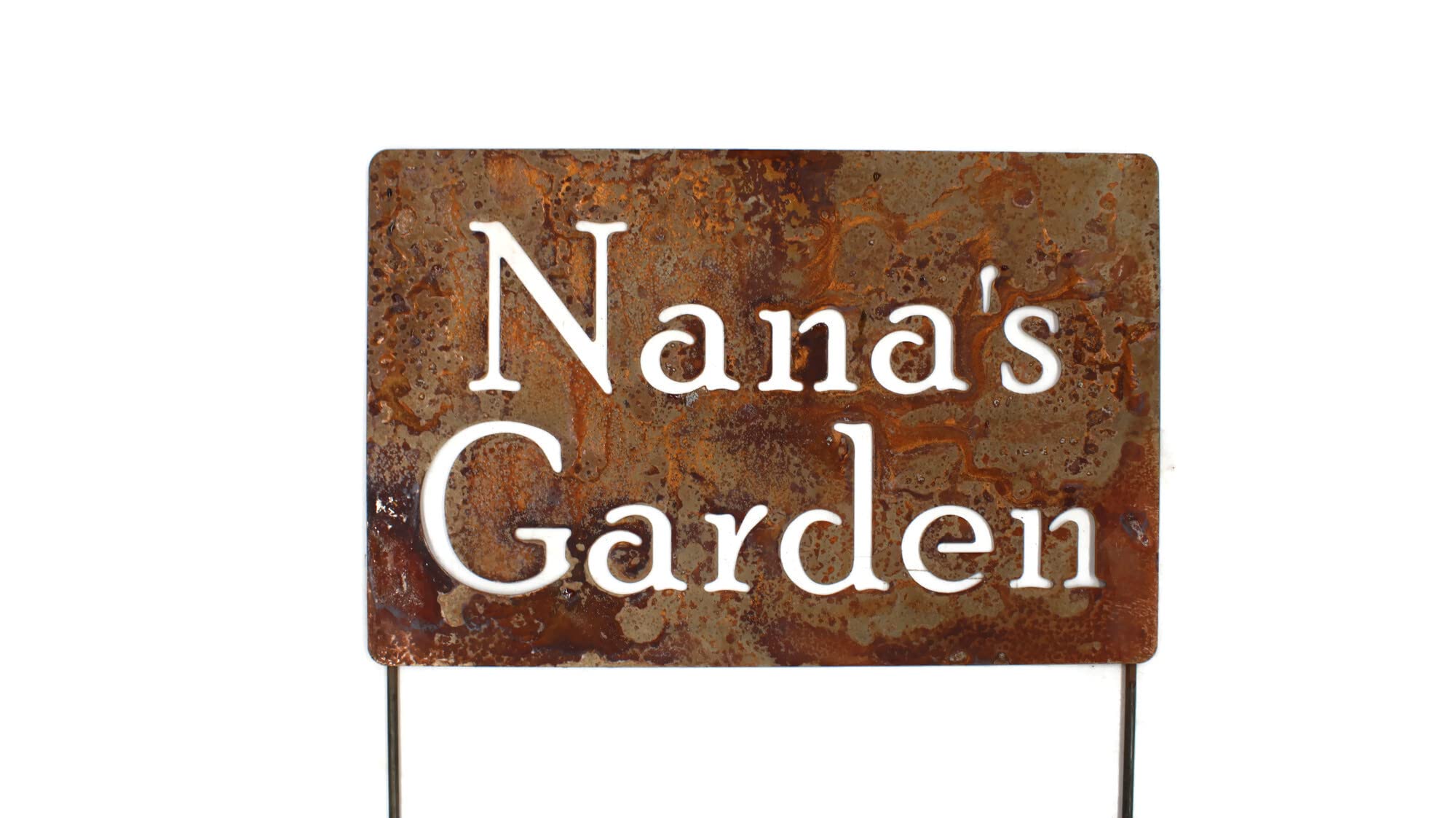 Personalized Family Name Garden Stake - 20 to 33 Inches Tall (Nana's Garden, XL 33
