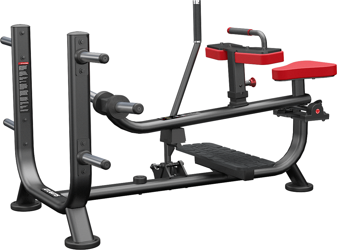 ATLANTIS Seated Calf Machine - Professional Gym Equipment for Home & Commercial Use - Perfect for Leg Workouts, Strength Training & Muscle Building